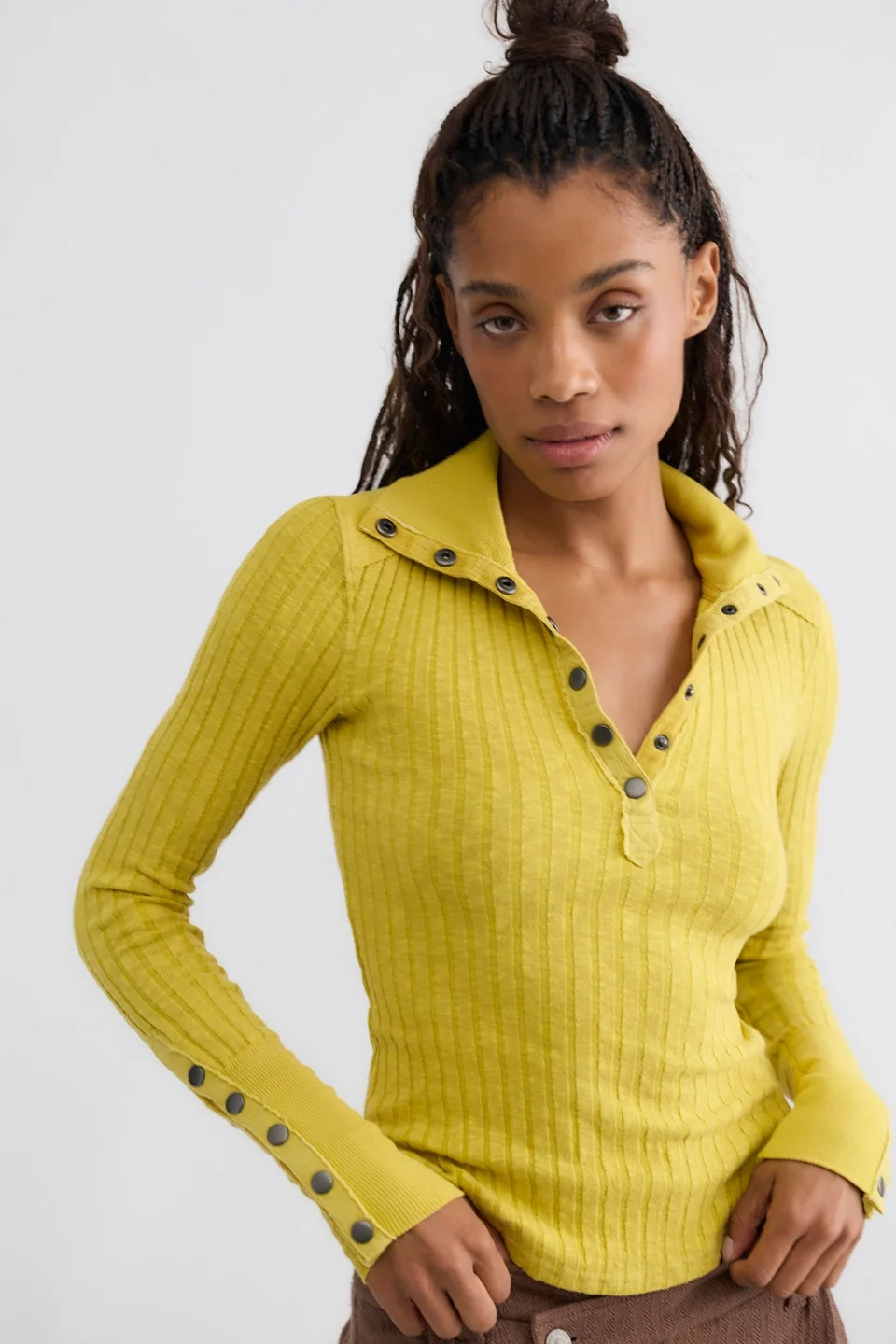 We The Free Surplus Cuff Top - 1