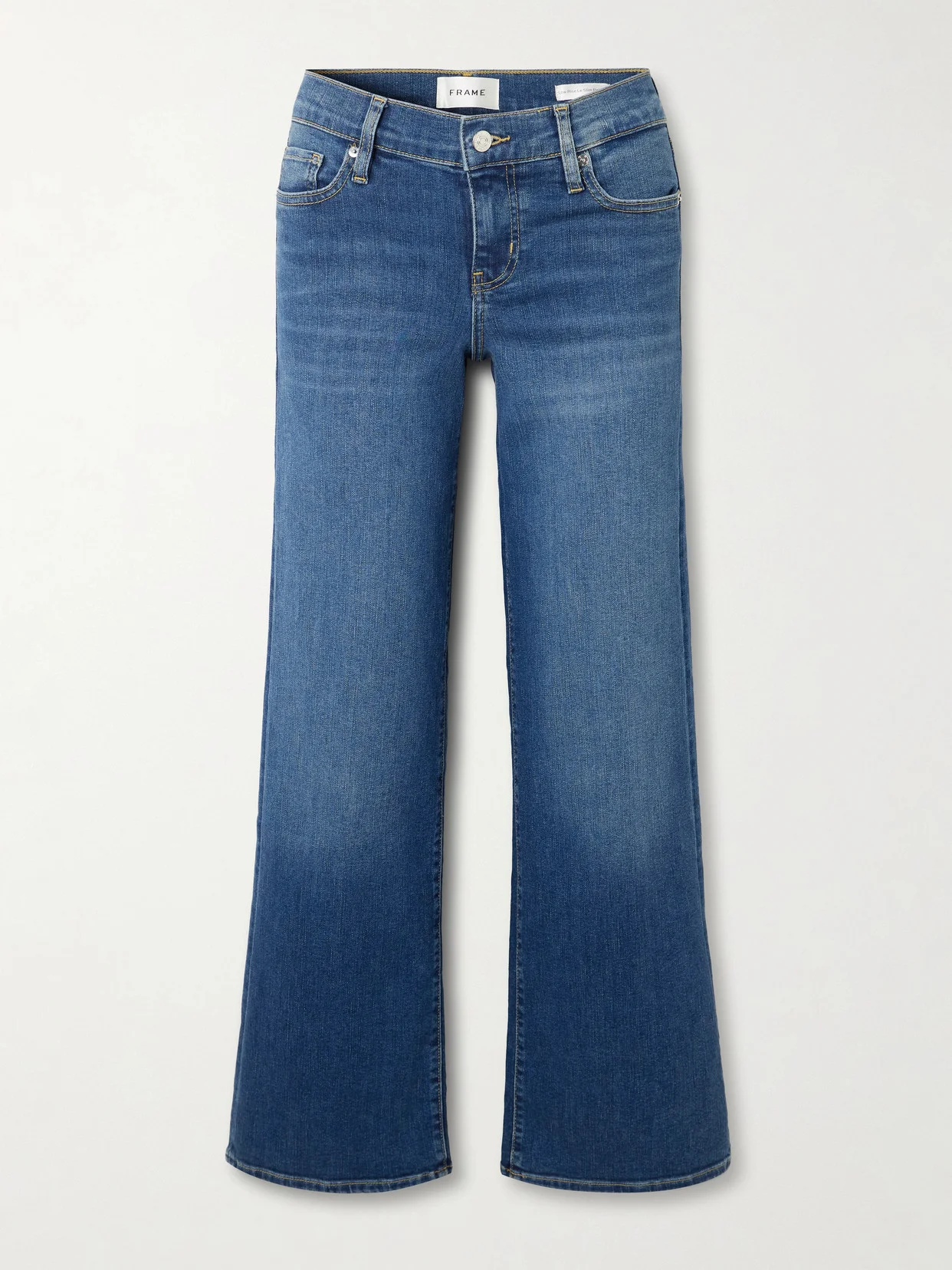 Le Slim Palazzo Low-rise Wide-leg Jeans - 1