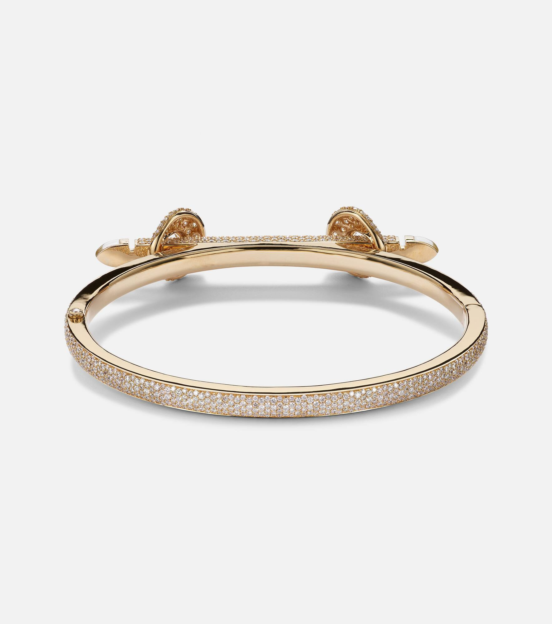 Chakra Icon 18kt gold bracelet with diamonds and quartz - 4