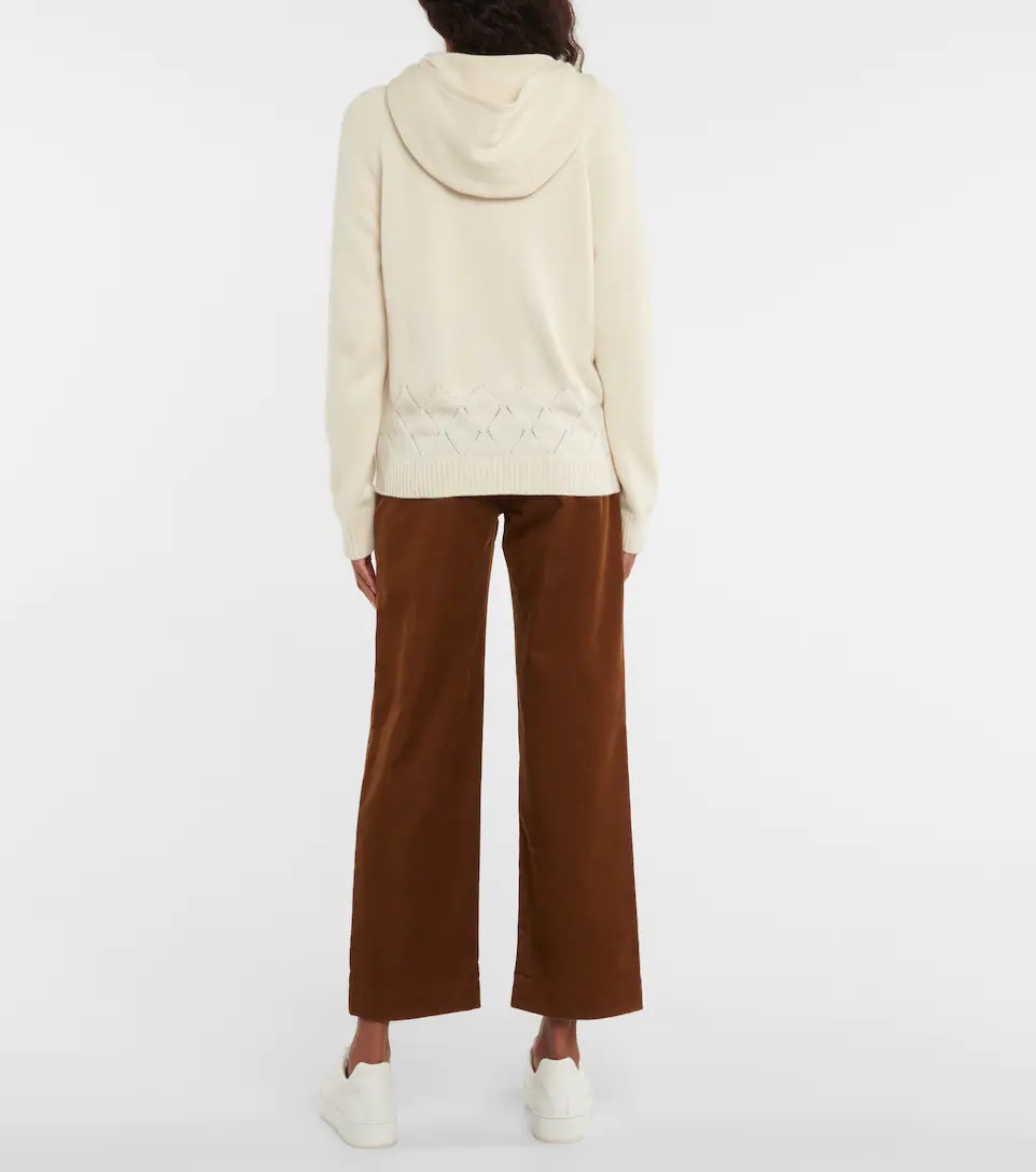 Stella Alpina cashmere and silk hoodie - 3