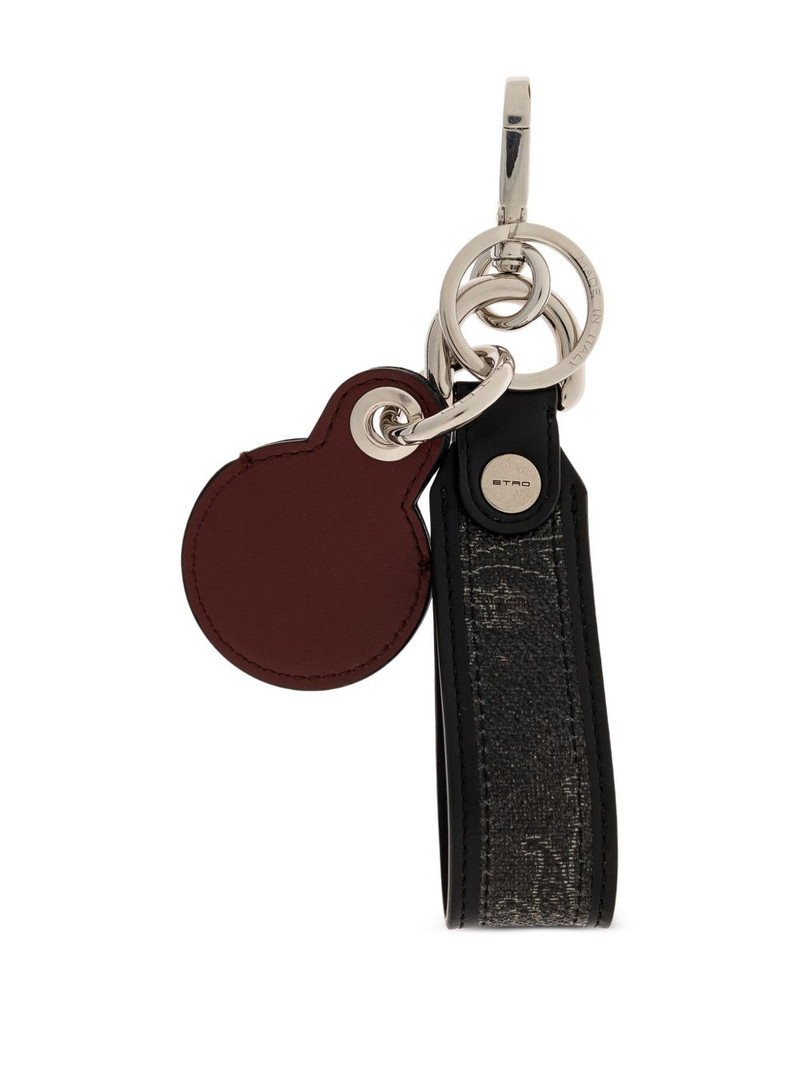 Etro logo charm keyring outlook