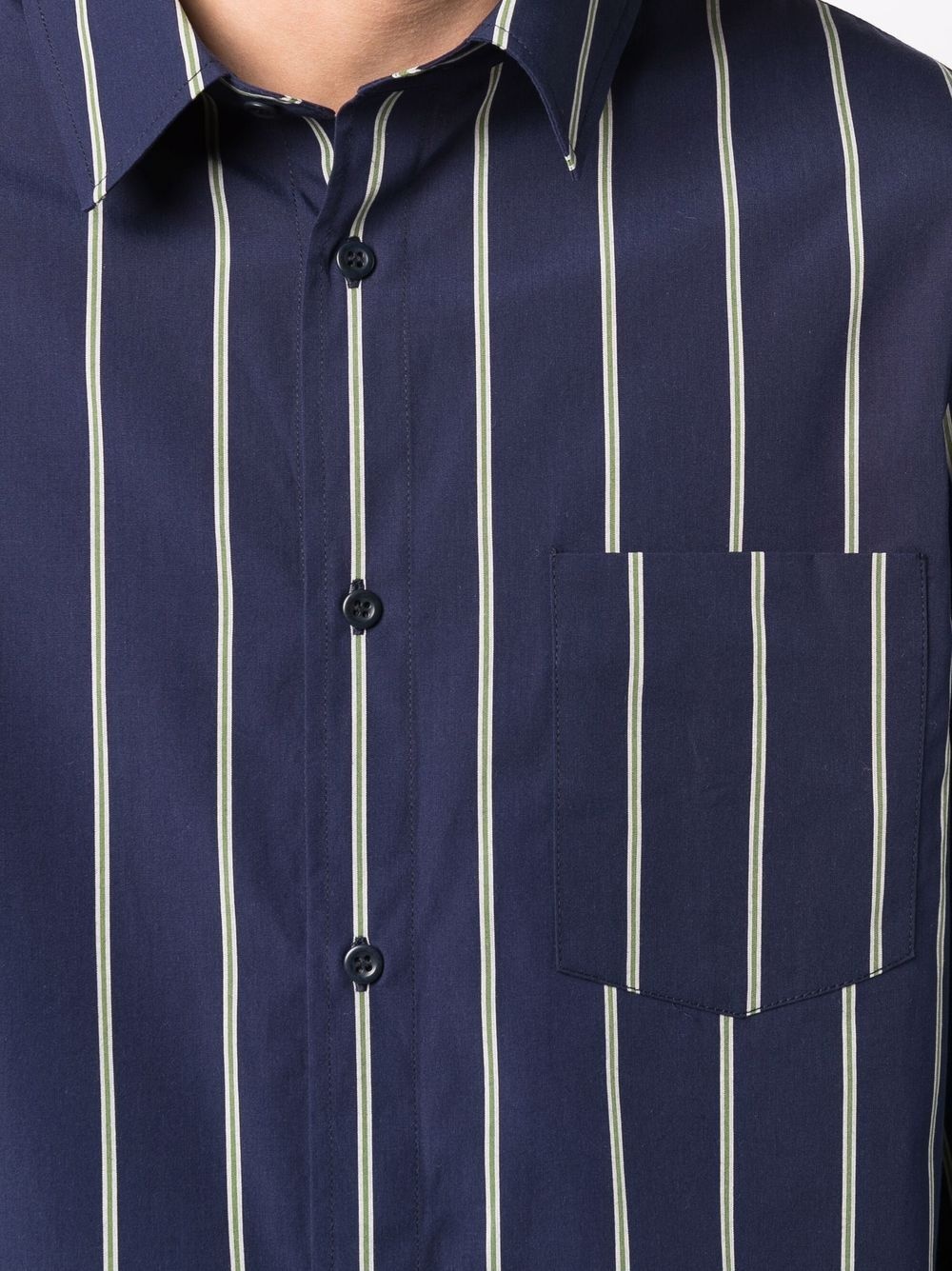 striped cotton shirt - 5