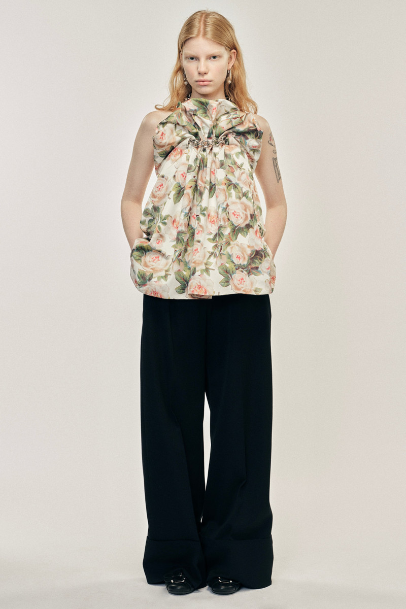 Ruched Duchess Chain Balloon Top 1