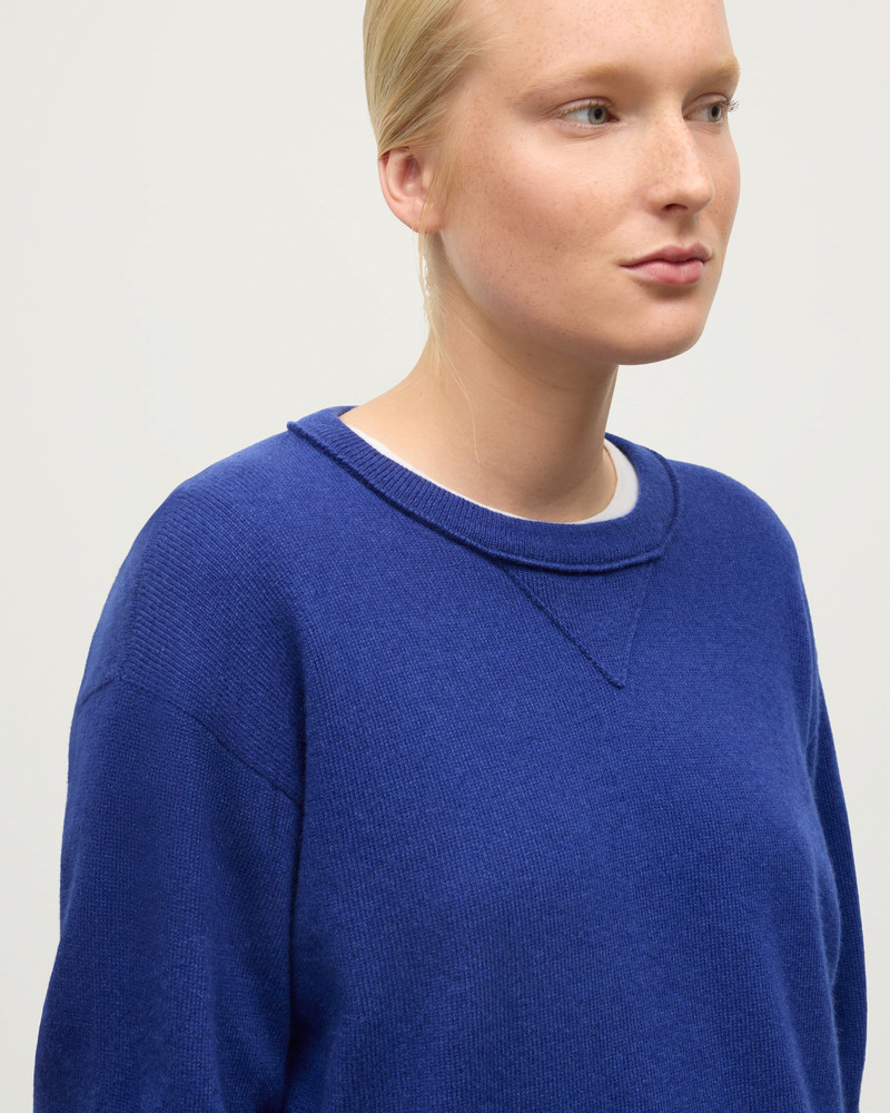 Stella Blue Cashmere Sweatshirt 6