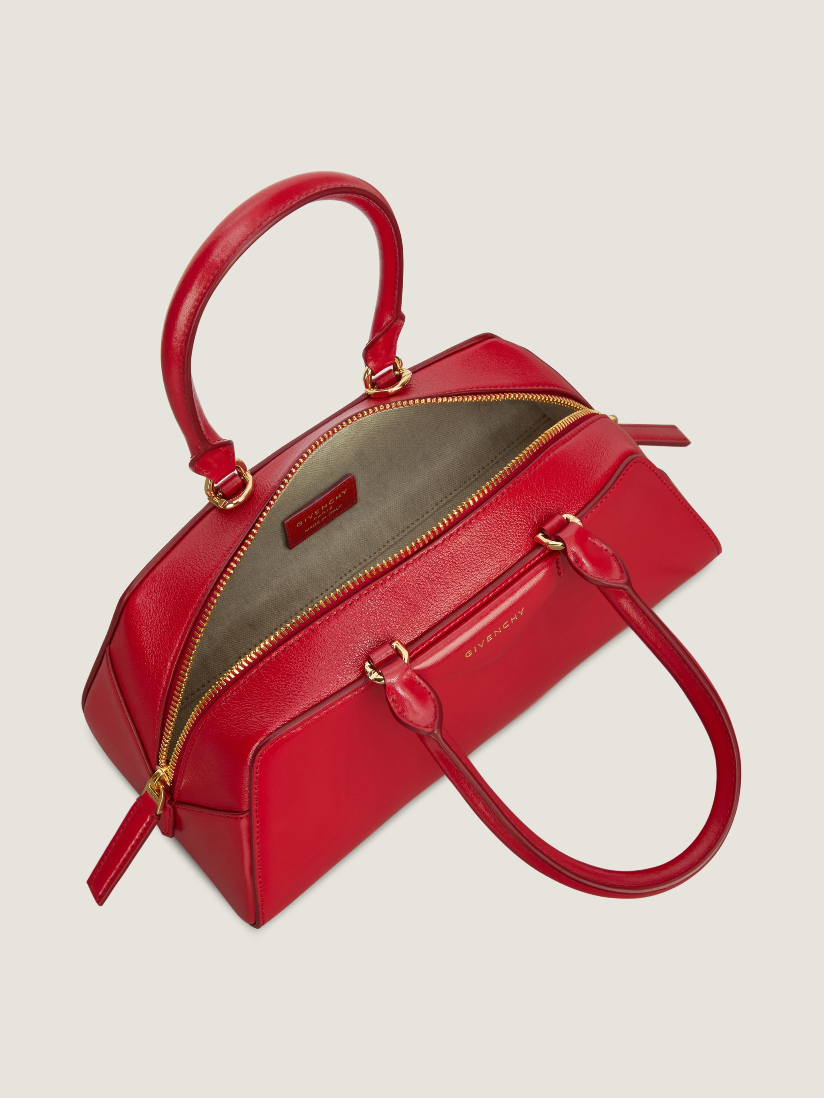 MINI ANTIGONA CUBE EAST-WEST BAG IN BOX LEATHER - 4
