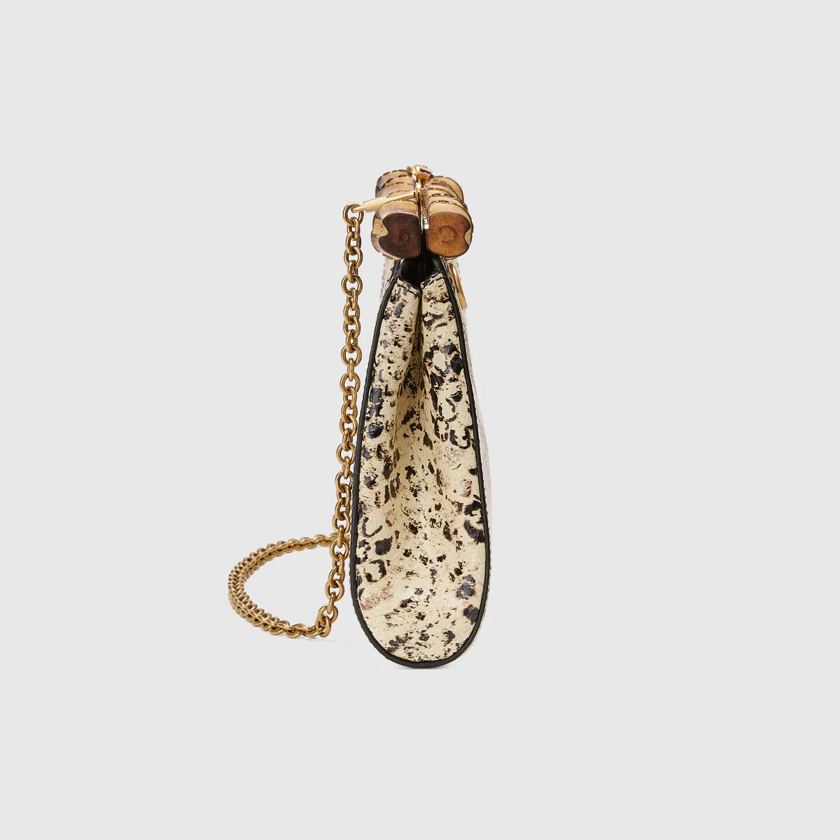 Gucci Diana python clutch - 4