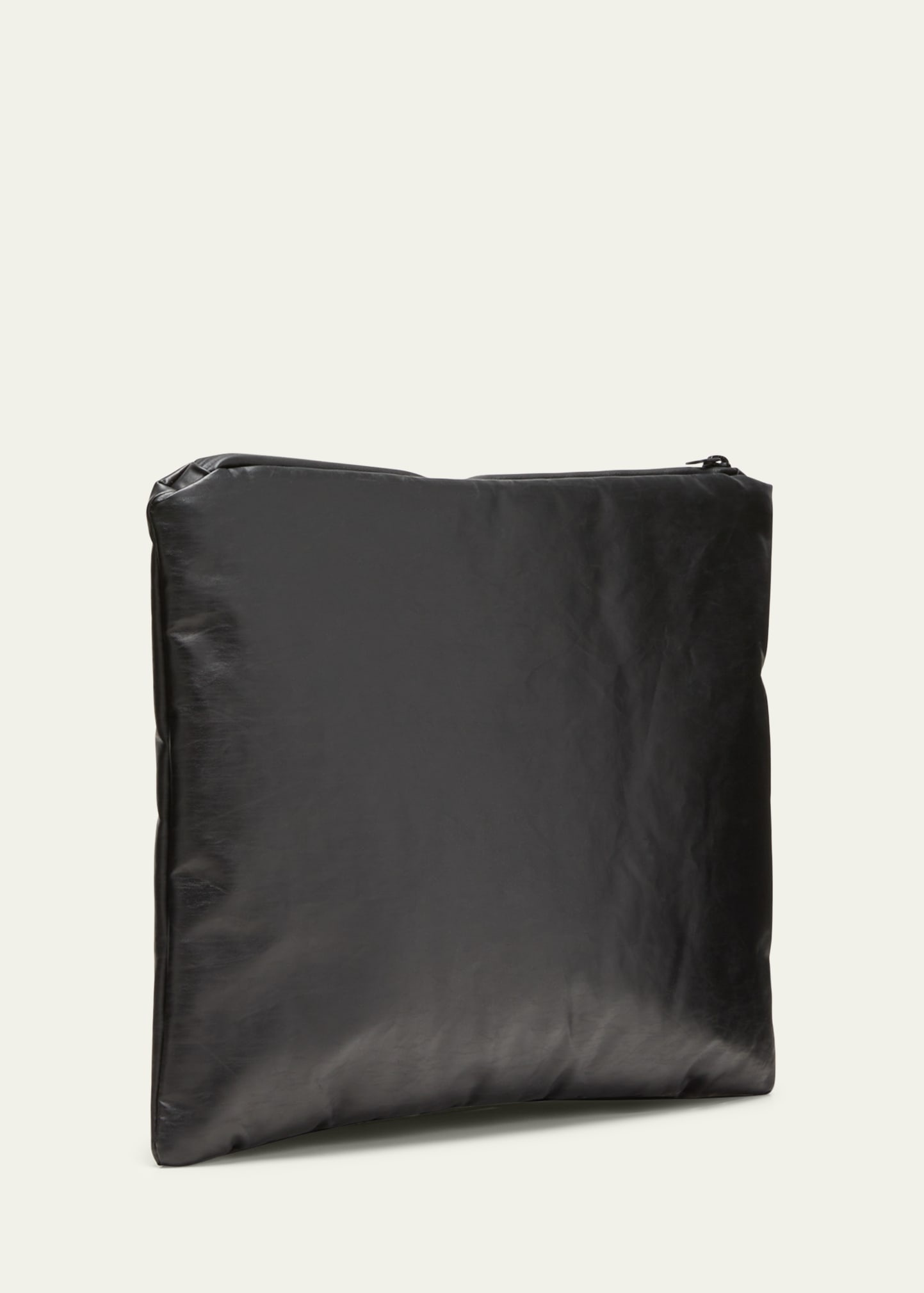 Zip Faux-Leather Clutch Bag - 3
