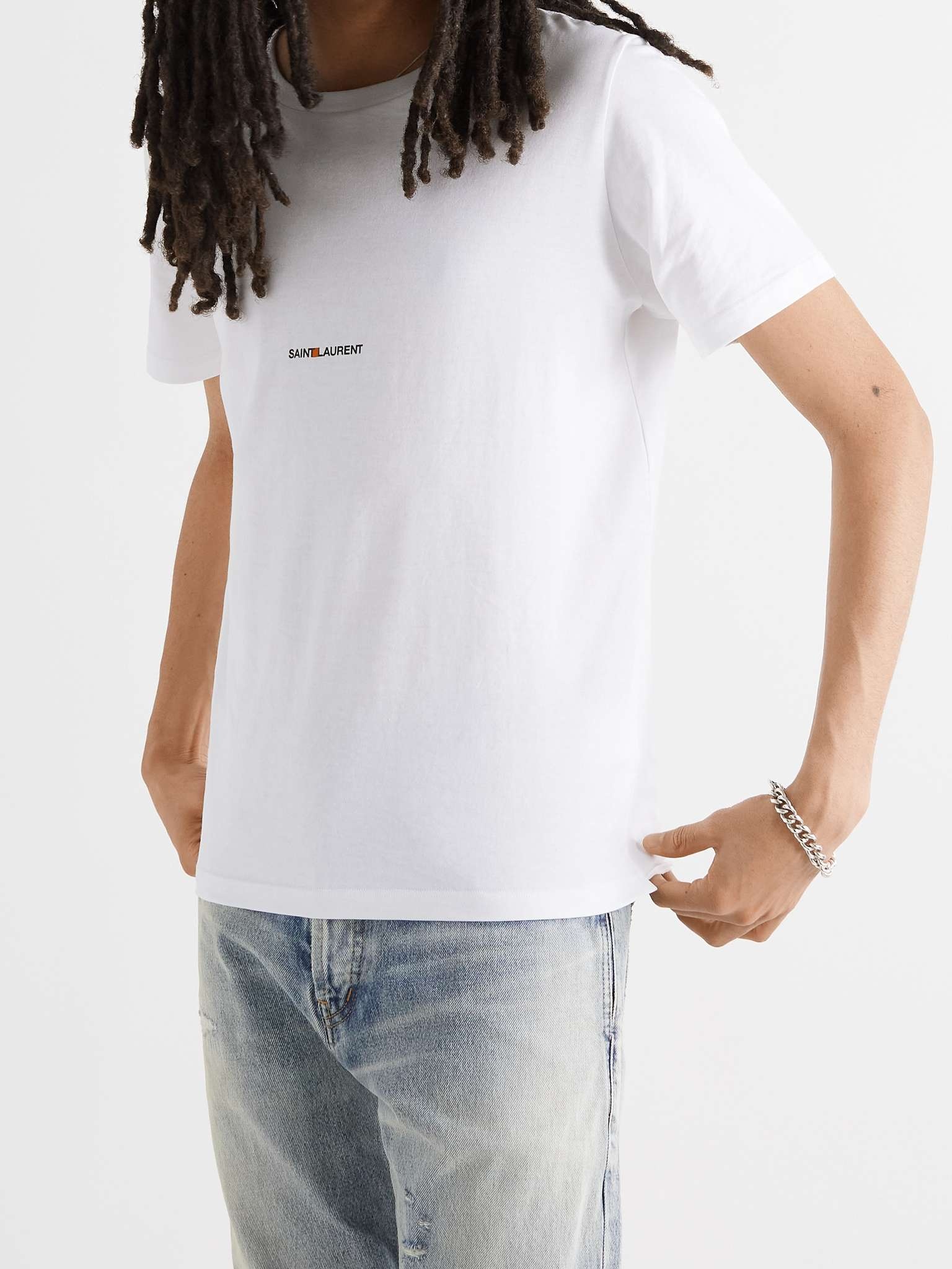 Logo-Print Cotton-Jersey T-Shirt - 4
