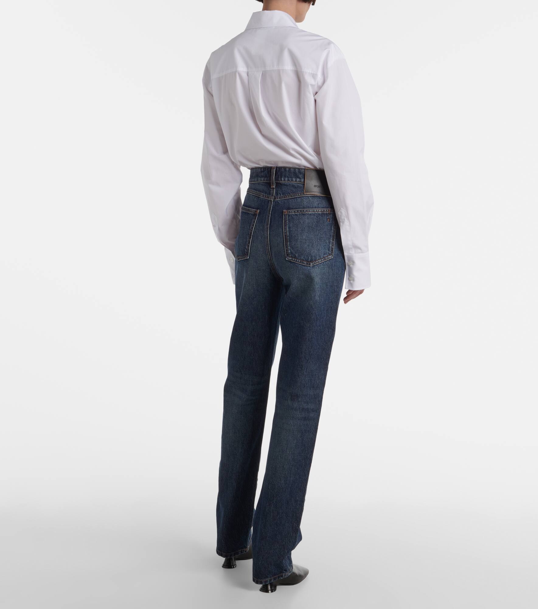 Mid-rise straight jeans - 3