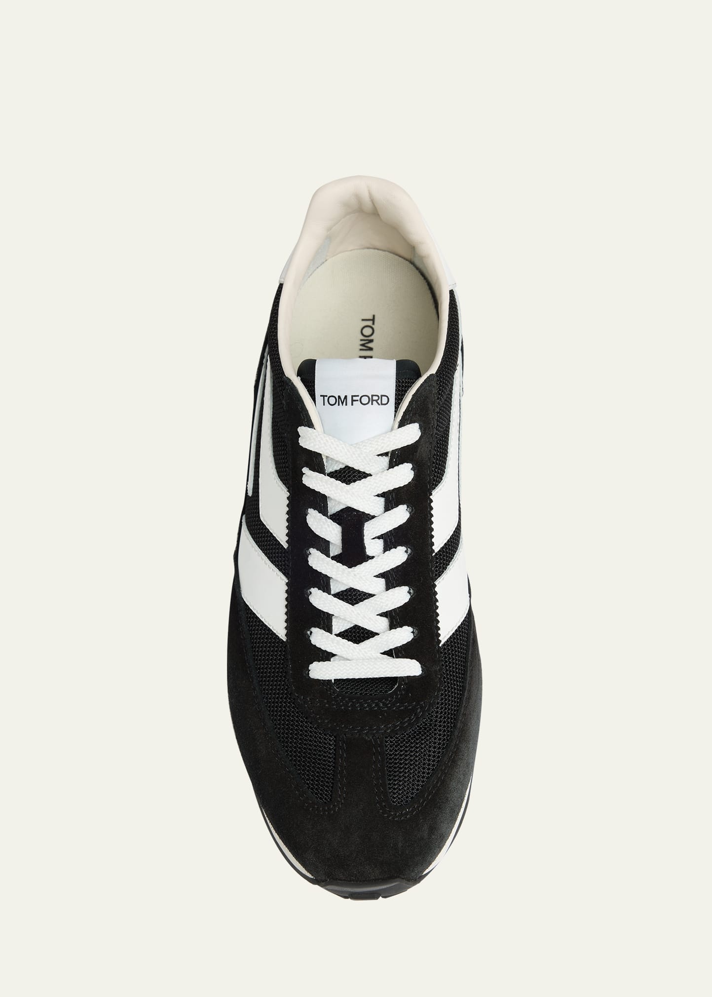 Men's Mick Tech Fabric and Suede Sneakers - 5