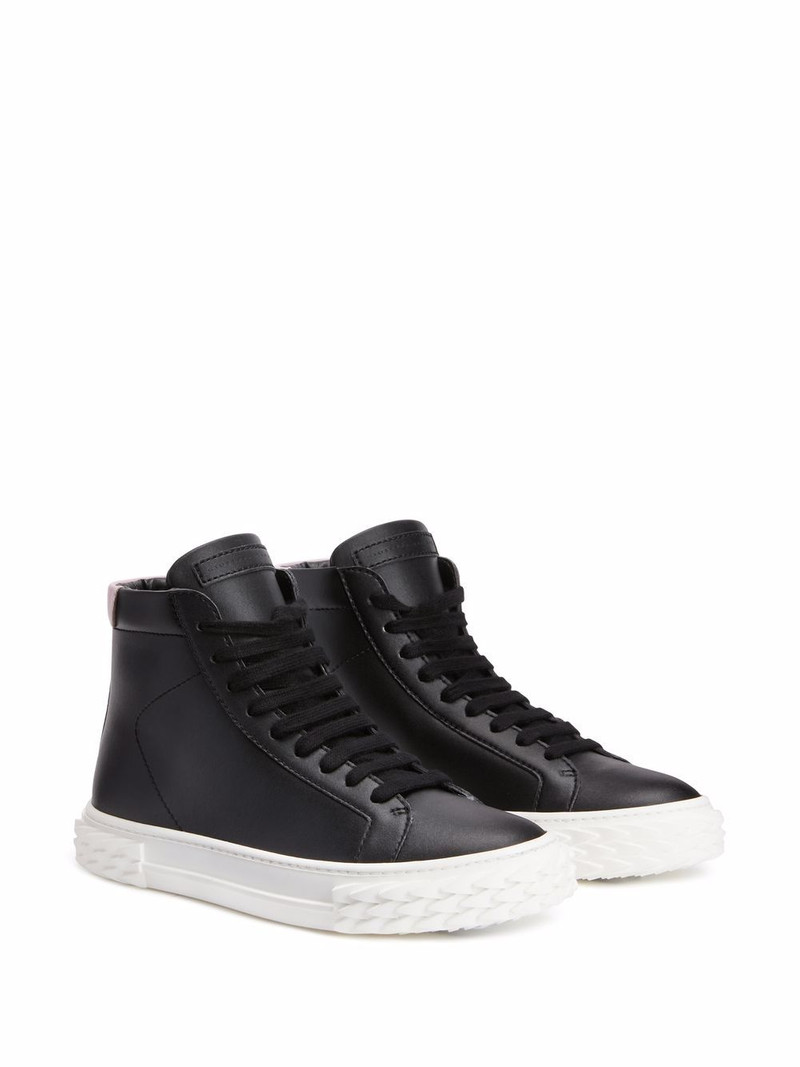 Giuseppe Zanotti hi-top lace-up sneakers outlook