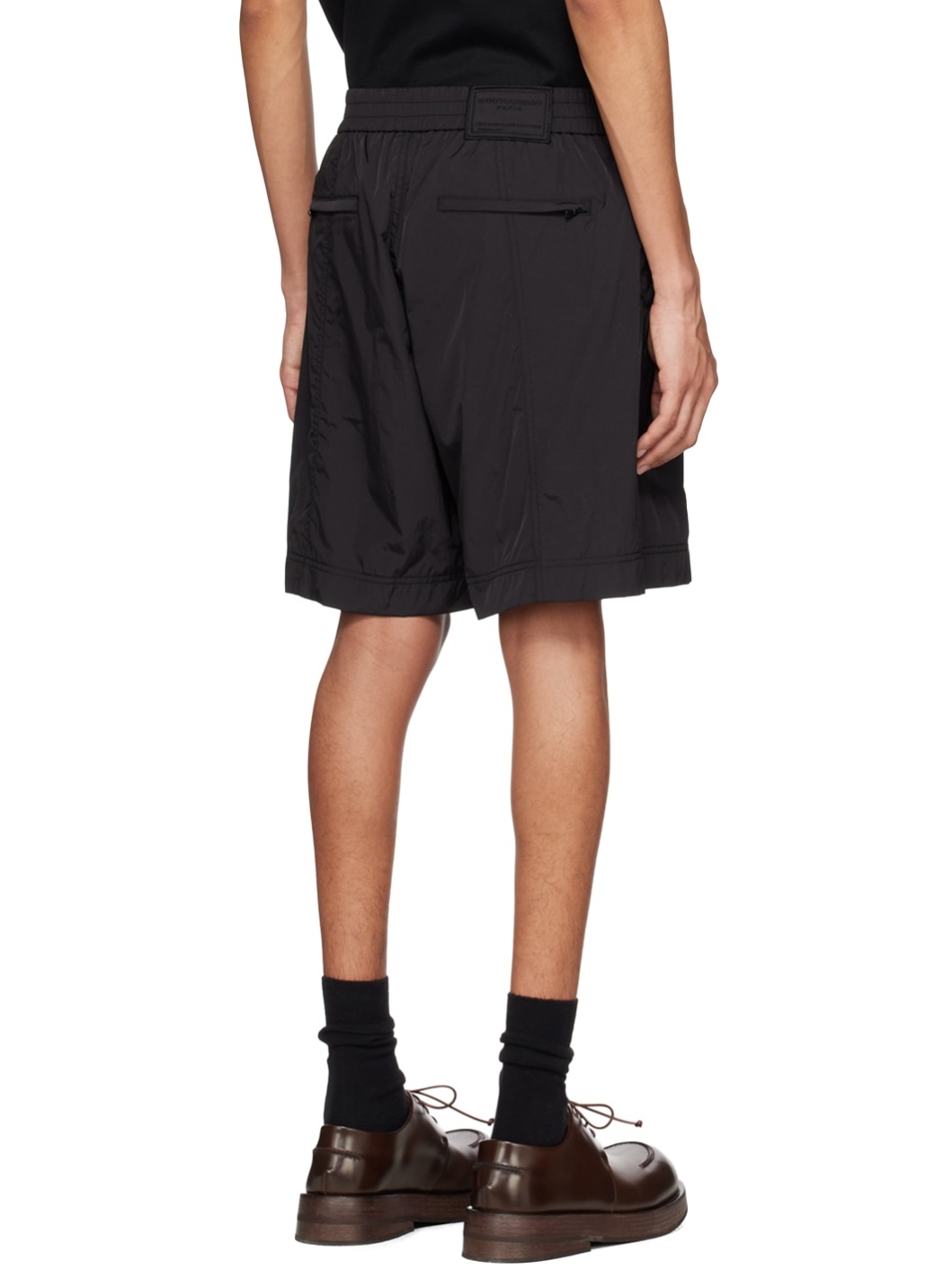 Black Four-Pocket Shorts - 3