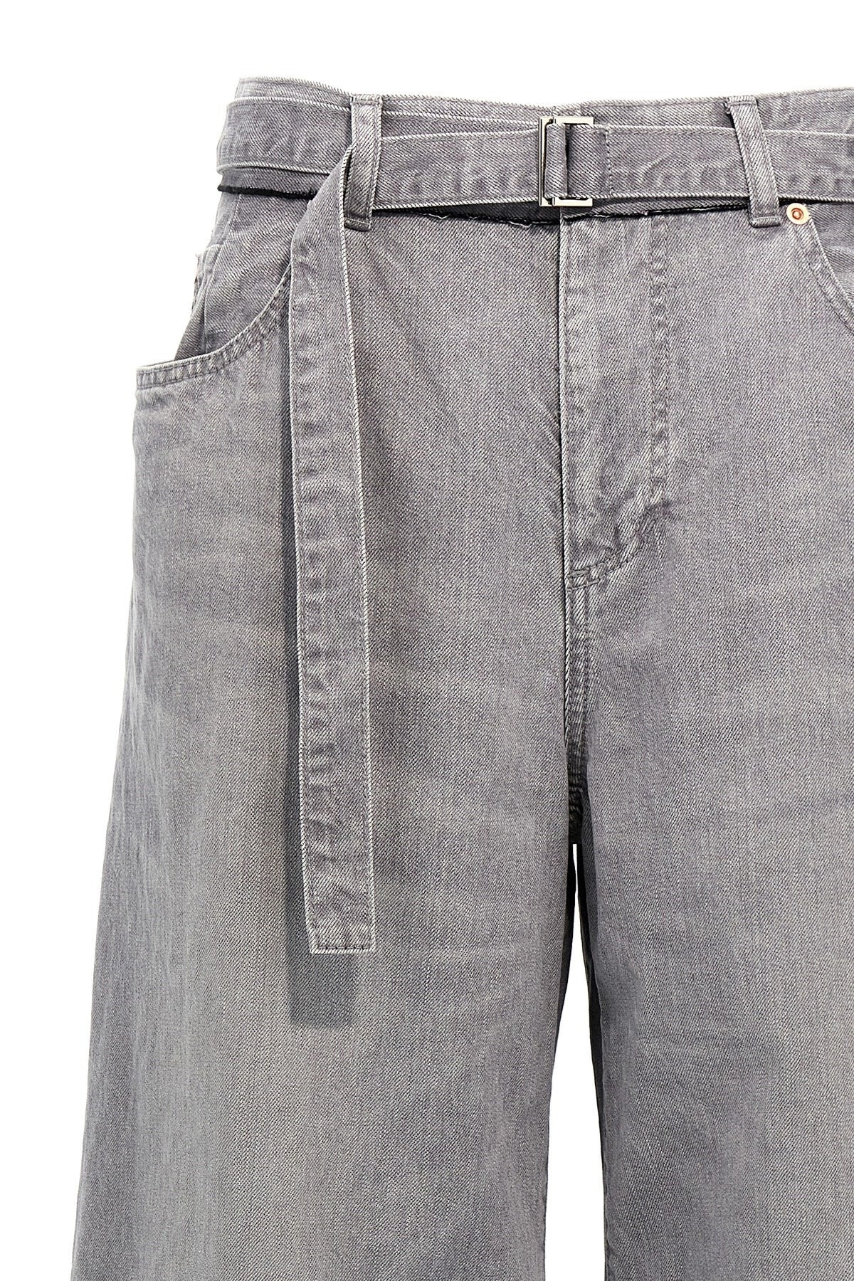 Sacai Women 'Wide' Jeans - 4