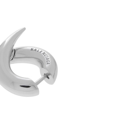 BALENCIAGA Force Horn Xs Earrings  in Silver outlook