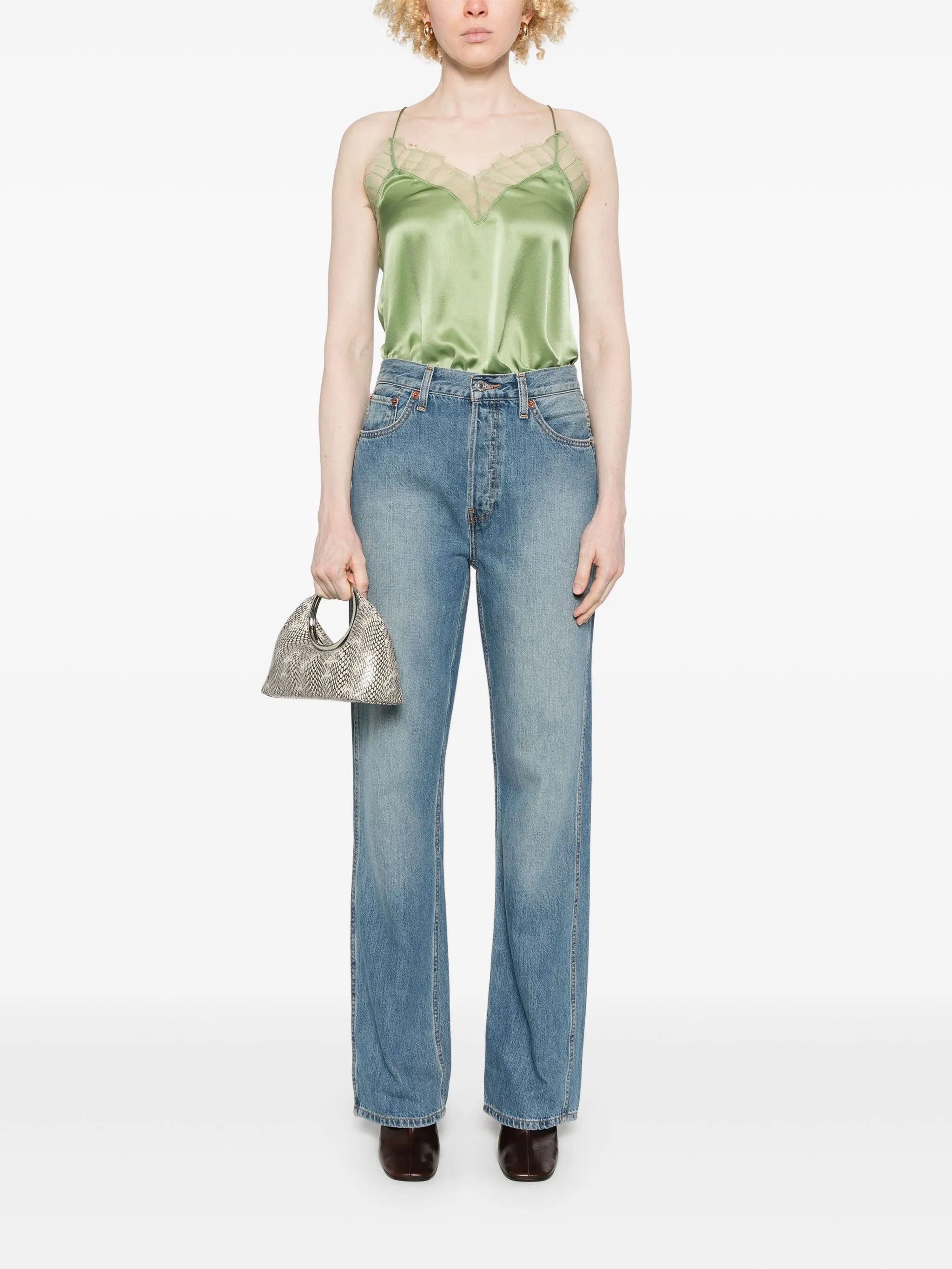 High-rise Straight-leg Jeans - 4