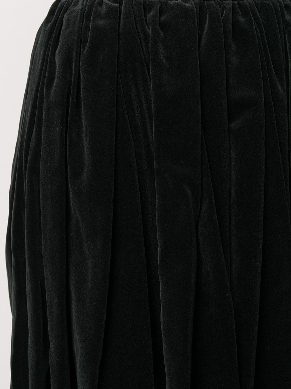 velvet midi skirt - 5