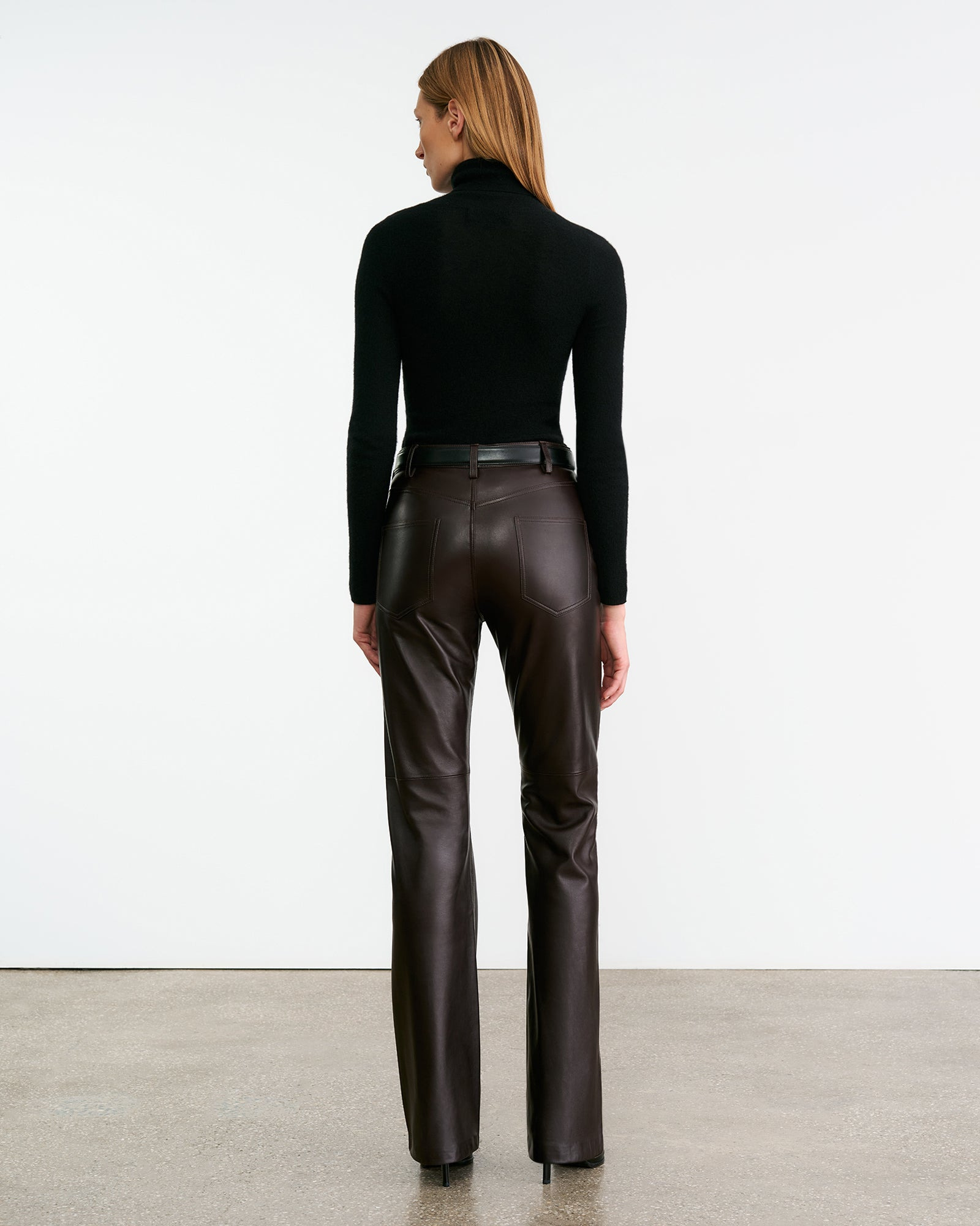 JOAN LEATHER PANT - 5