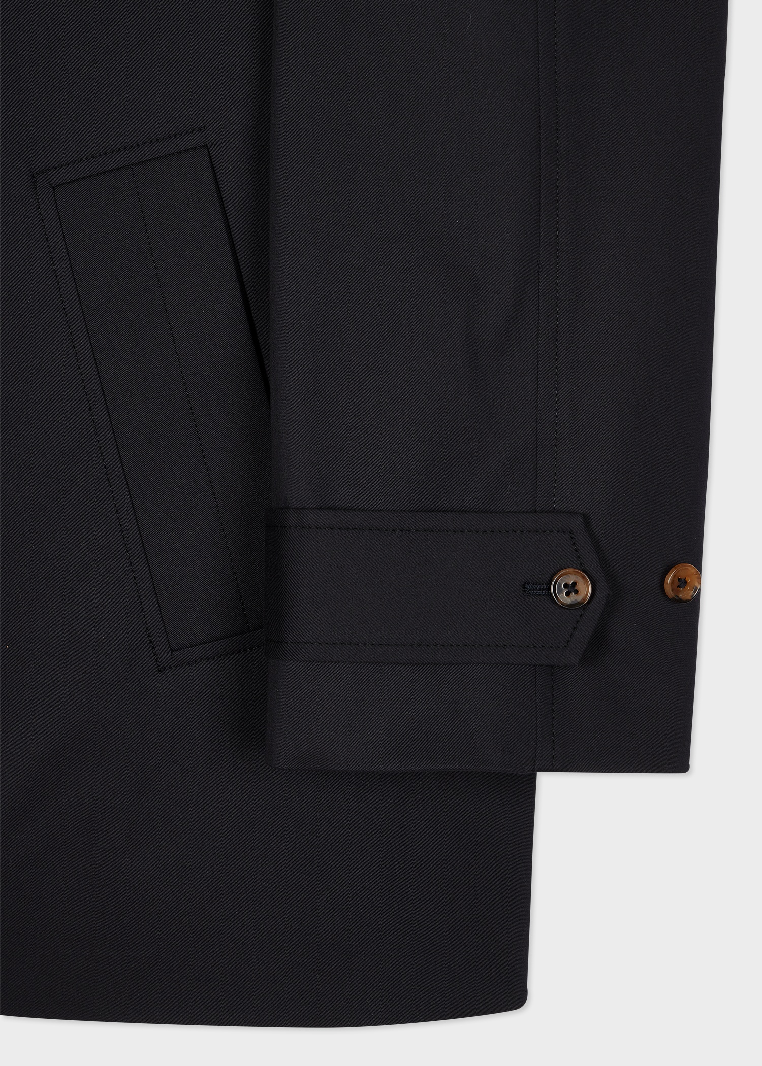 Women's Cotton Contrast Collar Swing Jacket - 4
