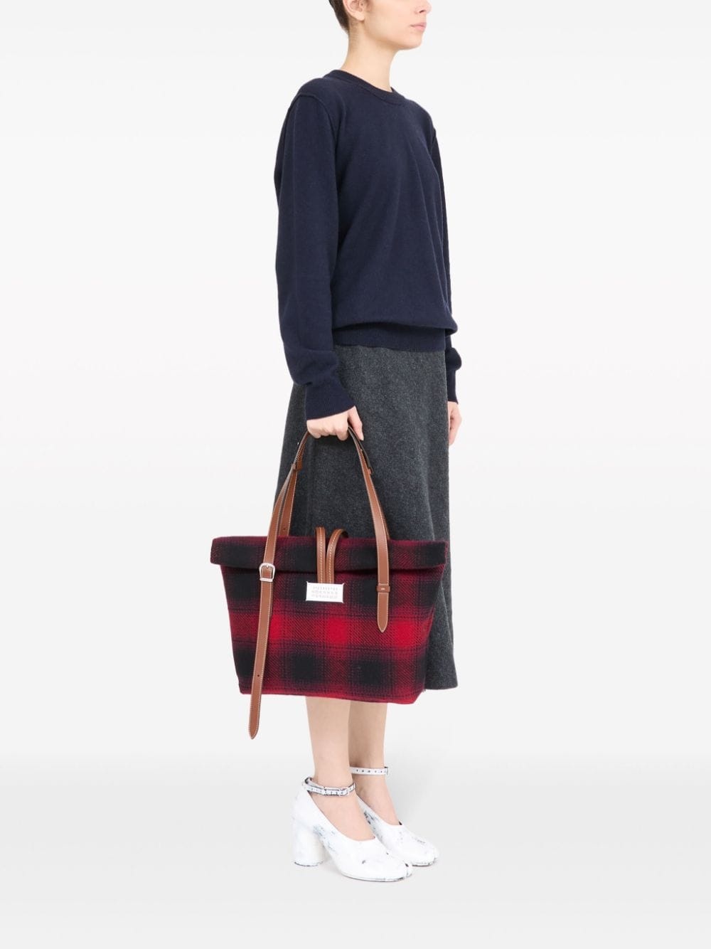 medium Paper wool shoulder bag - 3