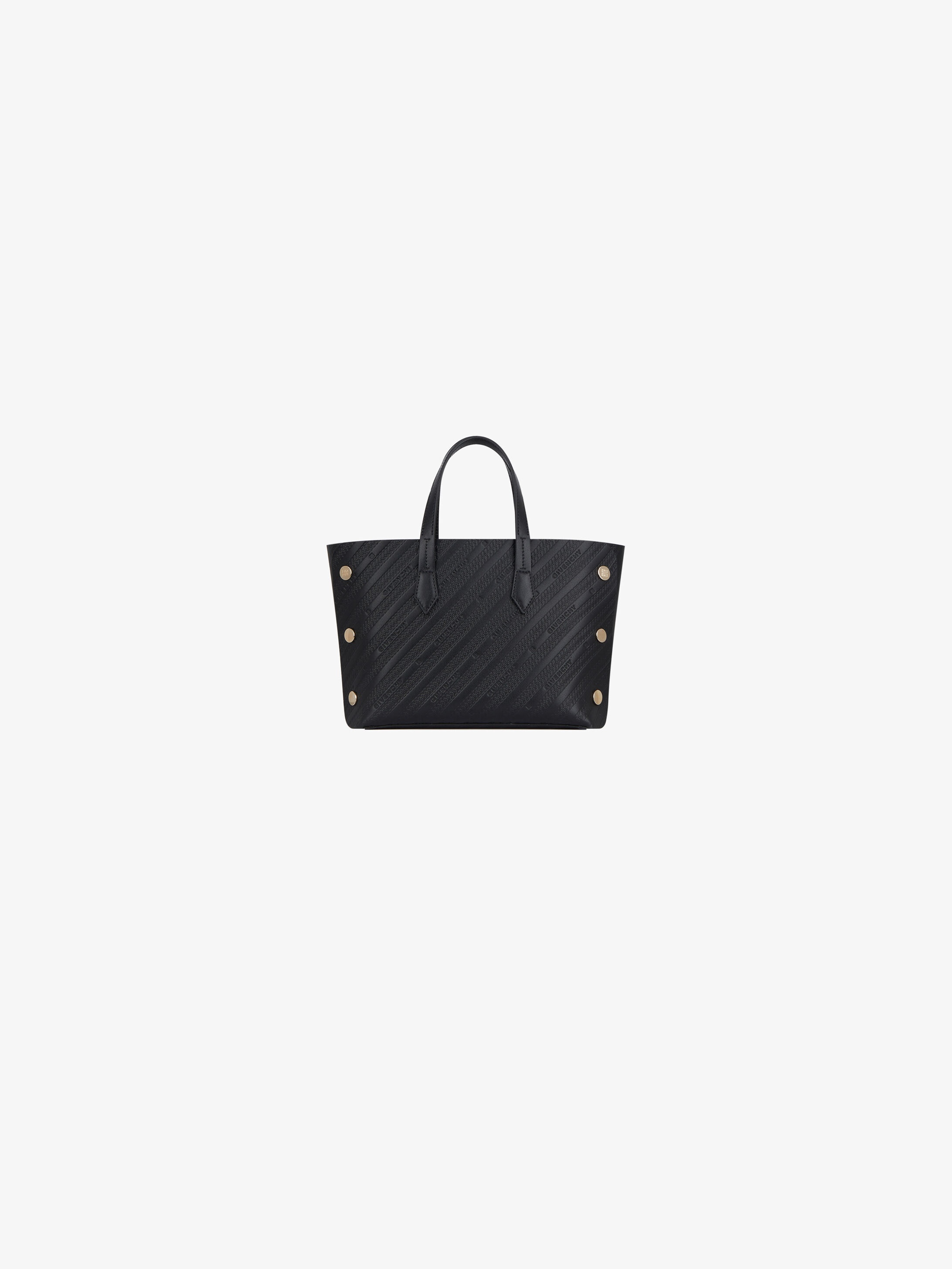 Mini BOND shopper in GIVENCHY chain embossed leather - 1