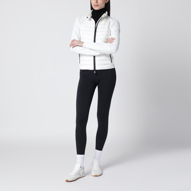 Moncler Grenoble White Day-Namic padded cardigan outlook