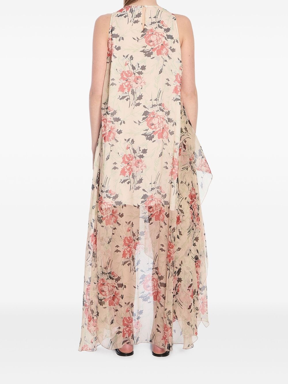 silk maxi dress - 3