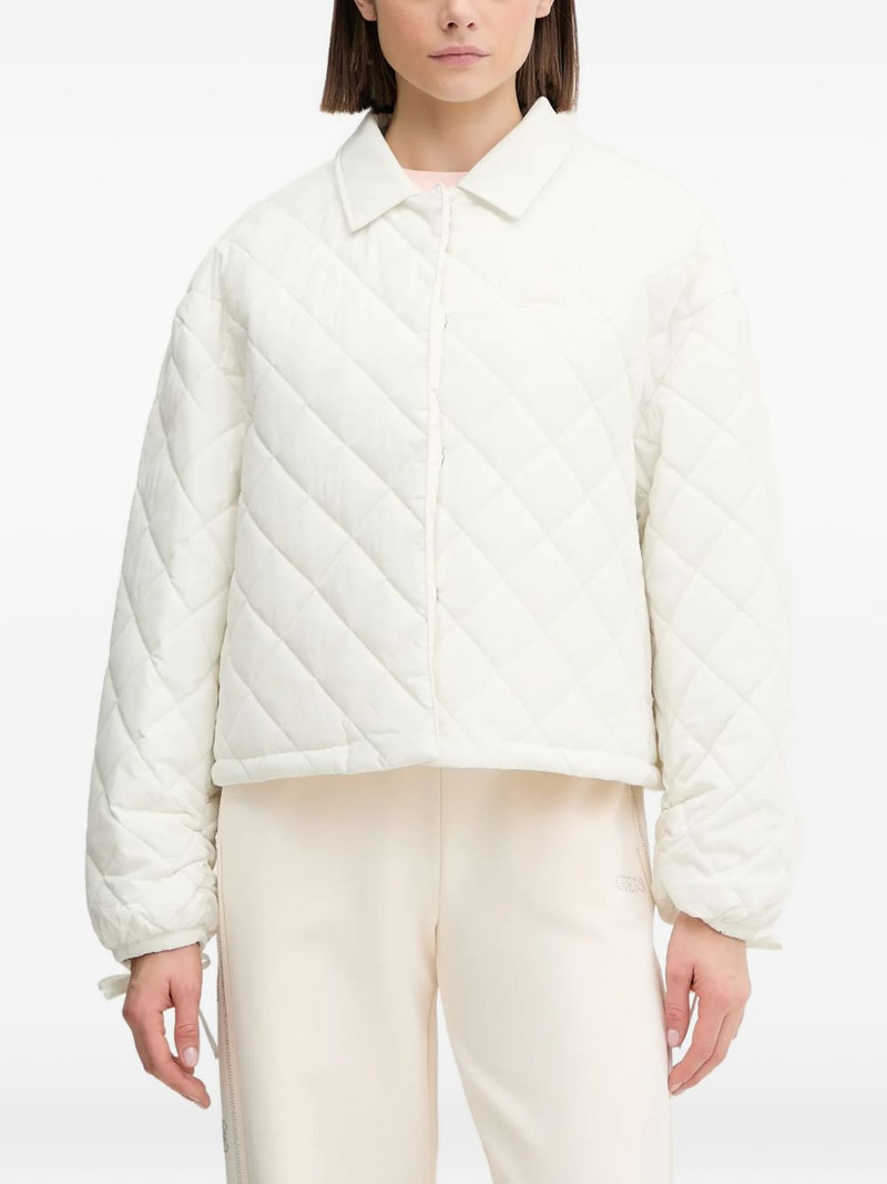 Quilted collared jacket 1