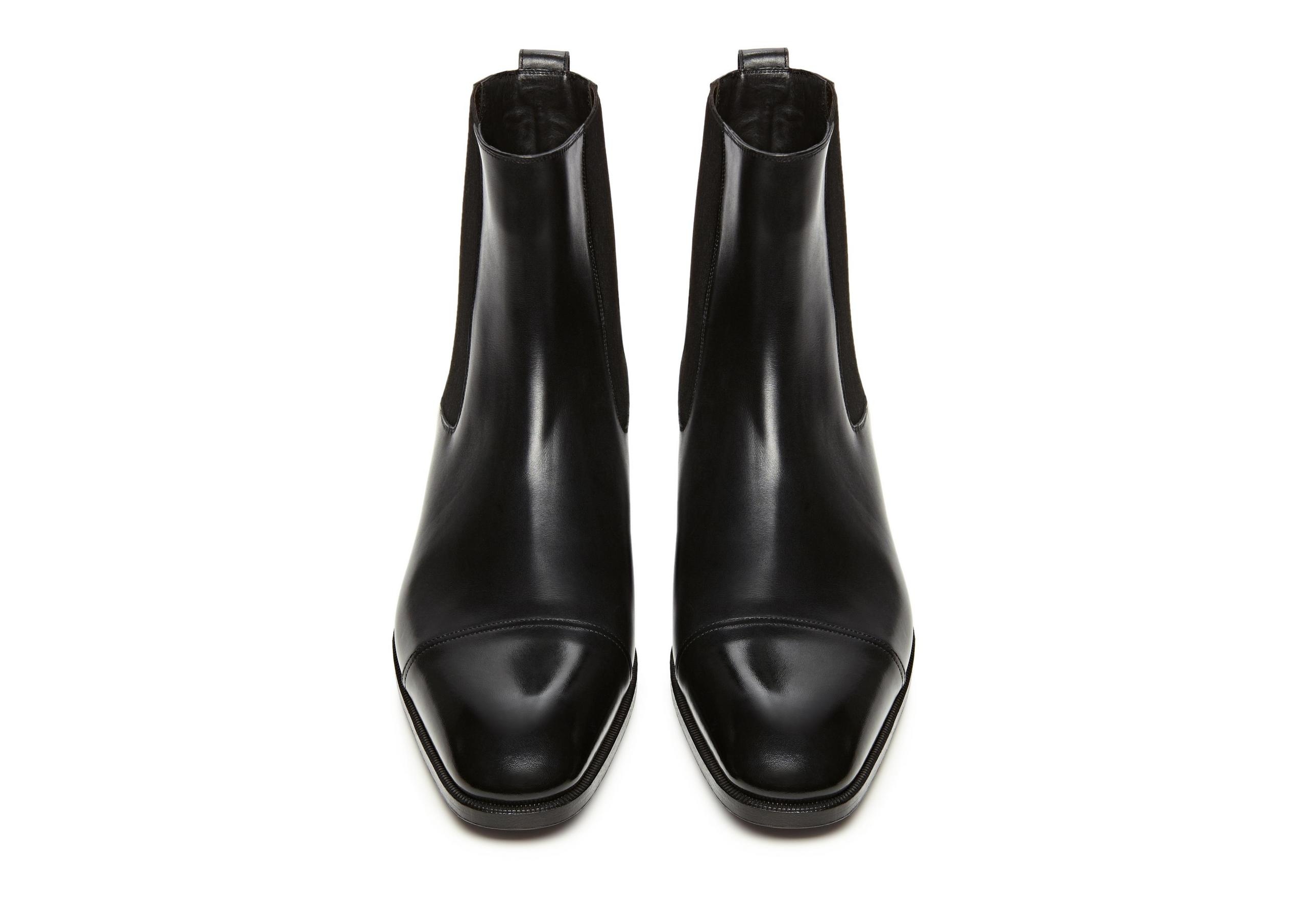 GIANNI LEATHER CAP TOE CHELSEA BOOT - 3