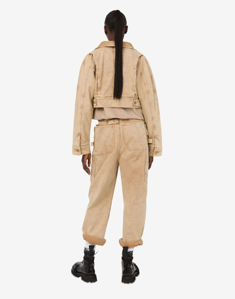 Moschino GARMENT-DYED DRILL JACKET outlook