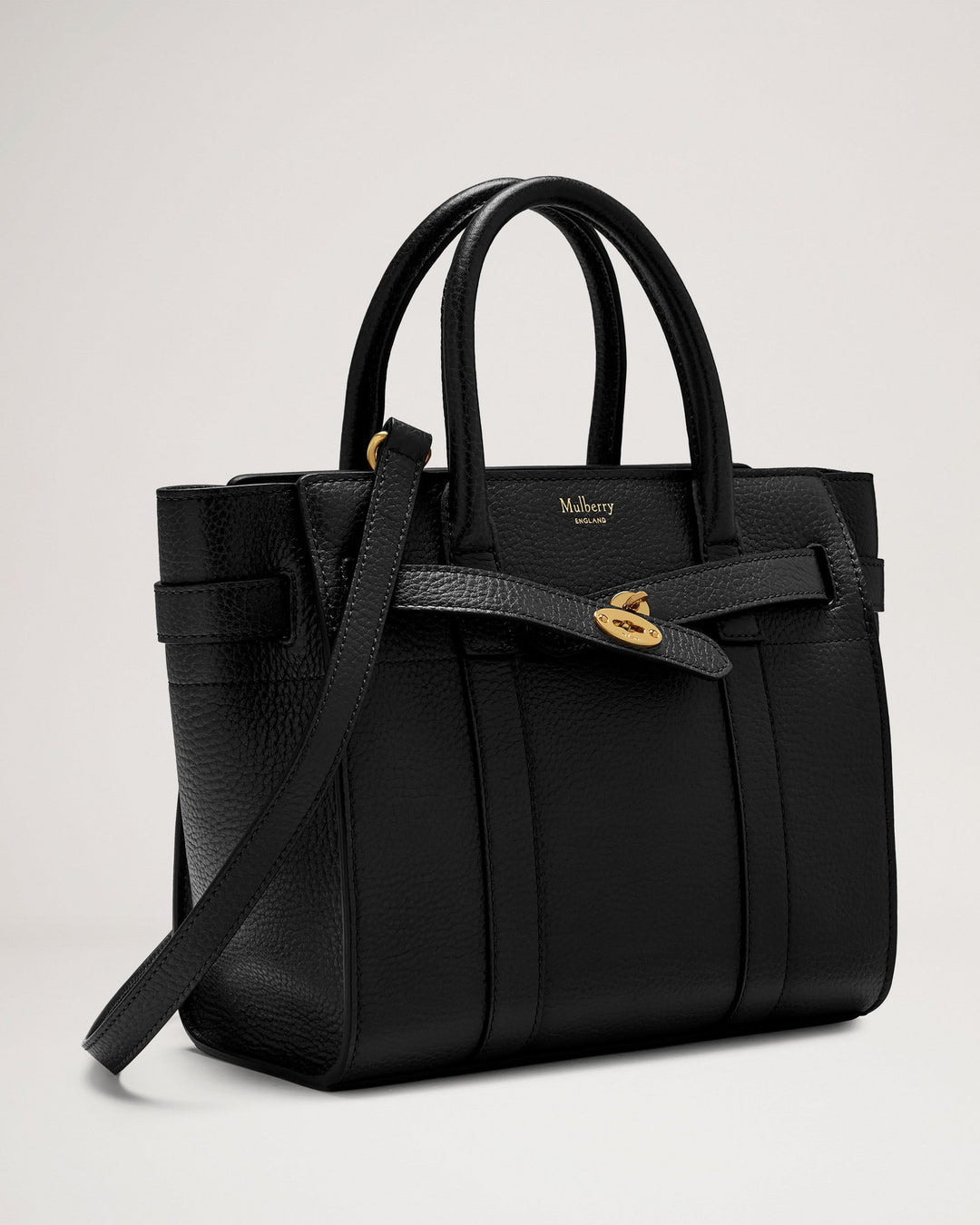 Mini Zipped Bayswater Black Small Classic Grain - 3