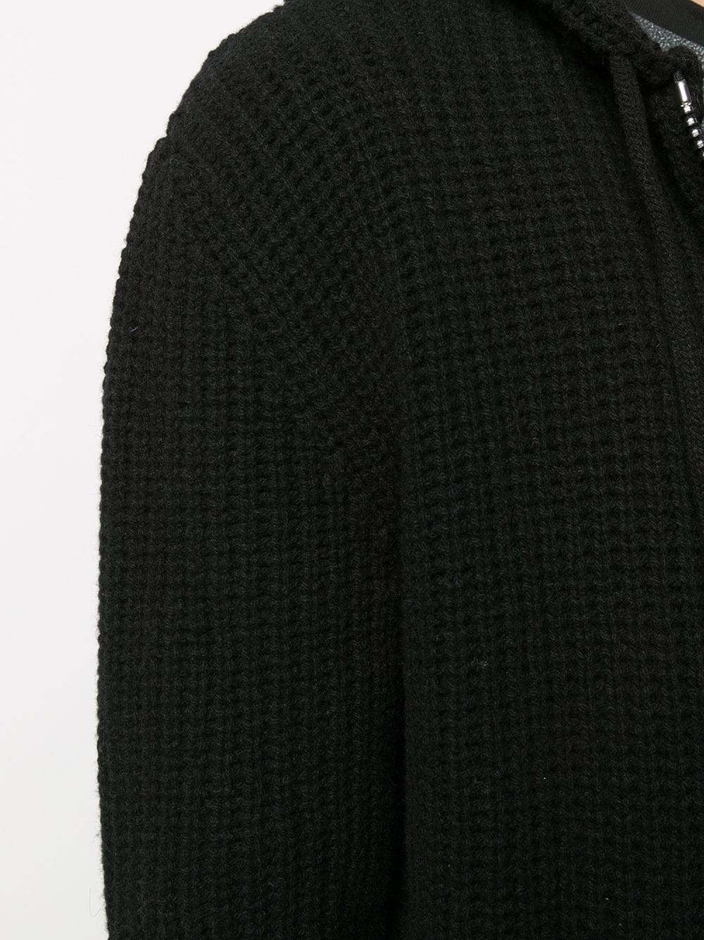 chunky knit hoodie - 5