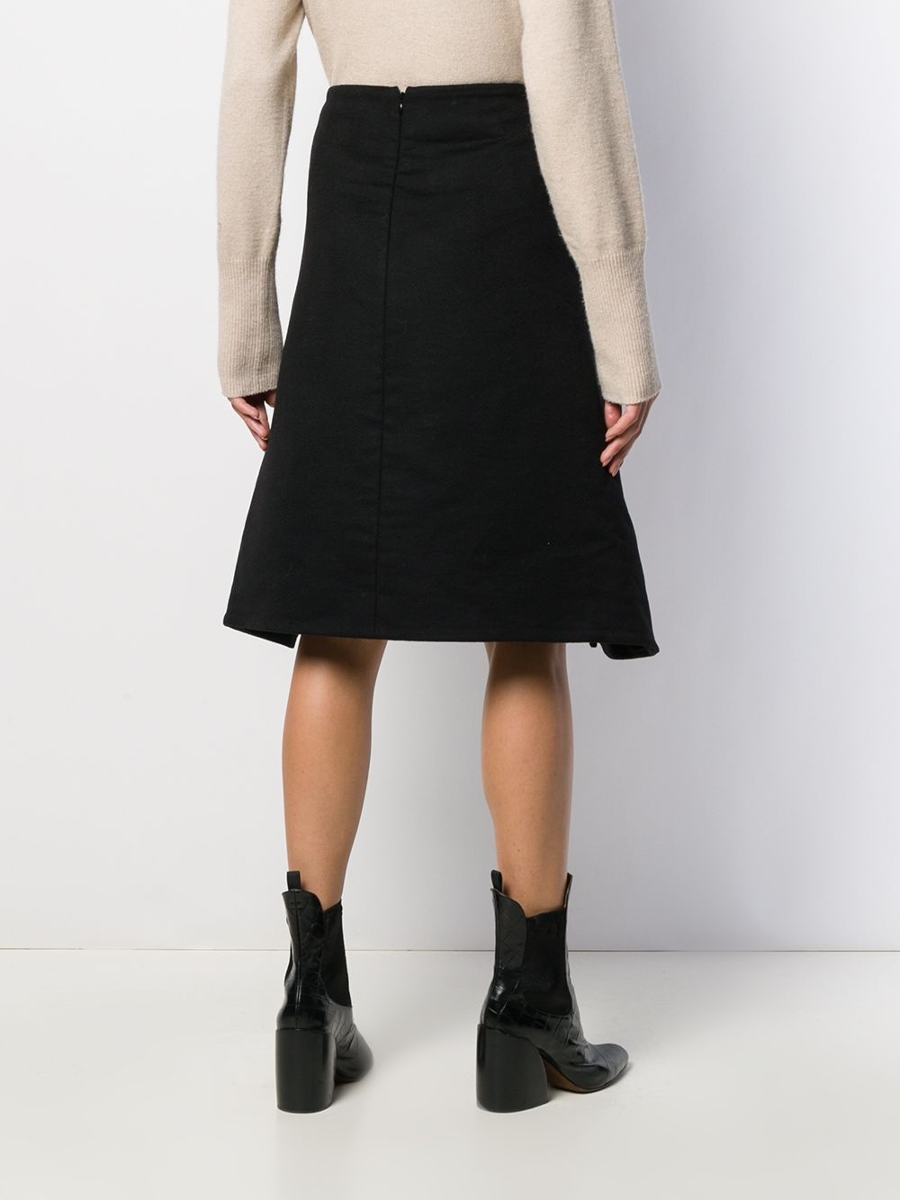 A-line chain detail skirt - 4
