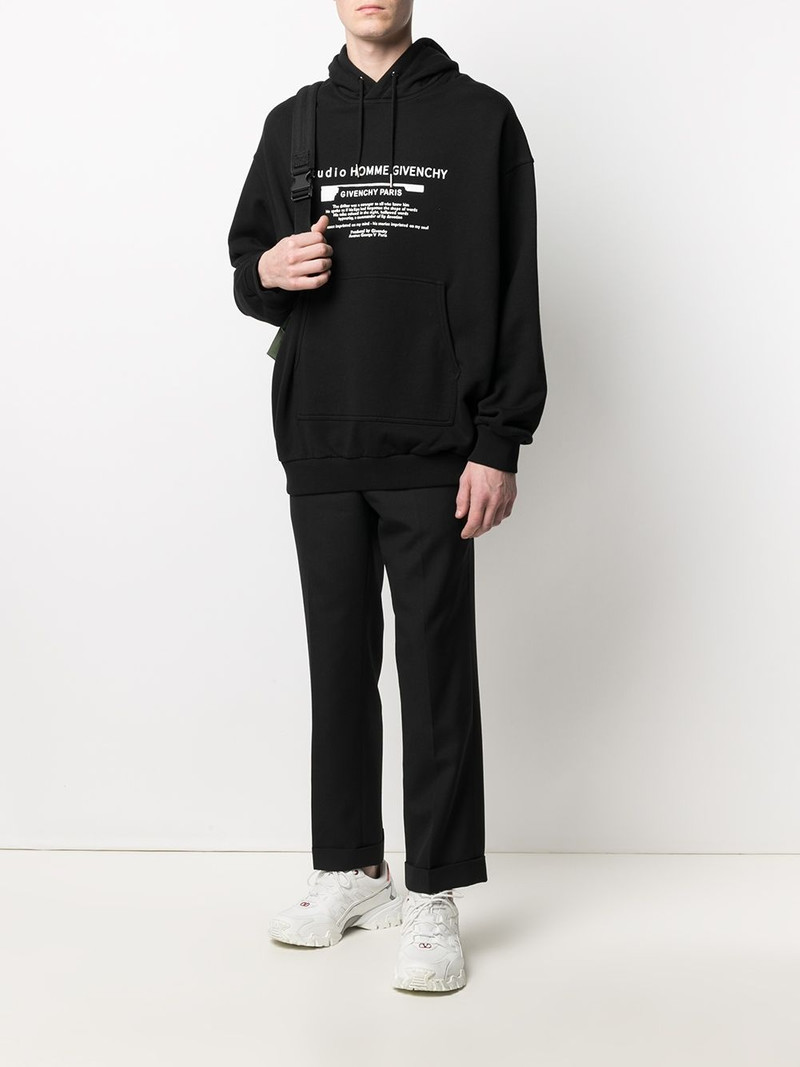 Givenchy Studio Homme oversized hoodie outlook