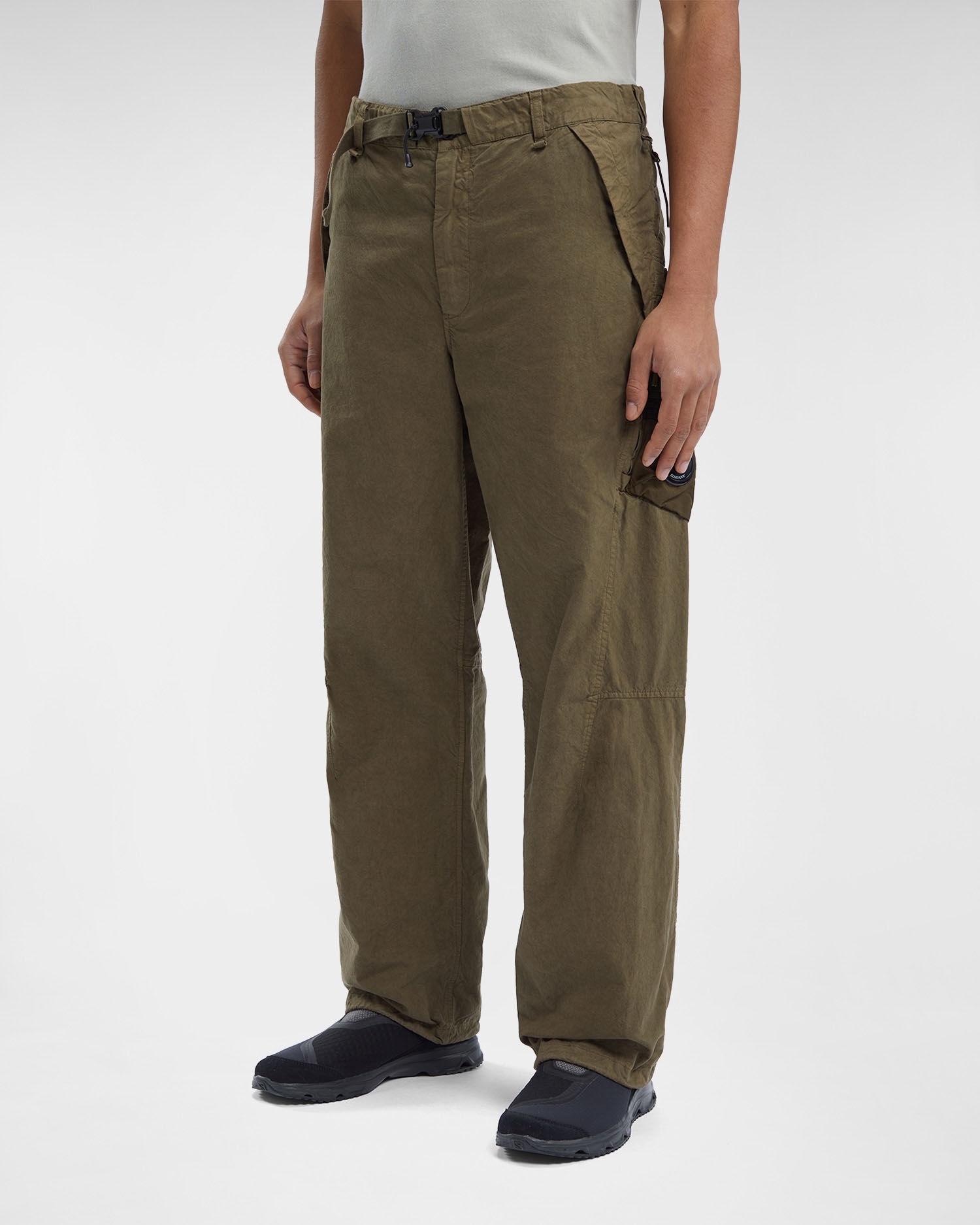 パンツ C.P. COMPANY BA-TIC LOOSE UTILITY PANTS MICROREPS LOOSE UTILITY PANTS BLACK SAND | BODEGA – Bodega