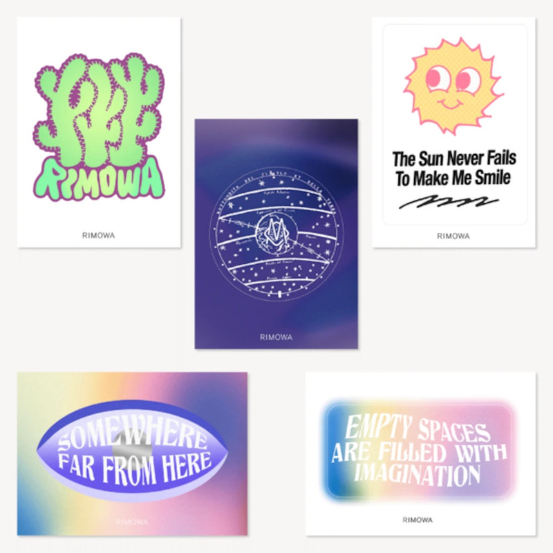 RIMOWA City Stickers Desert Sticker Set outlook