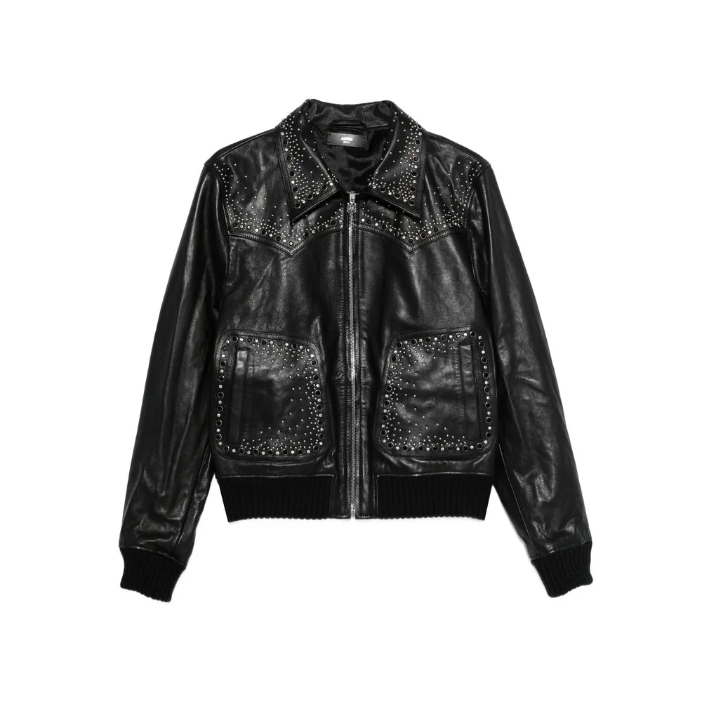 Amiri Black Jackets - Leather Jackets Men - 1