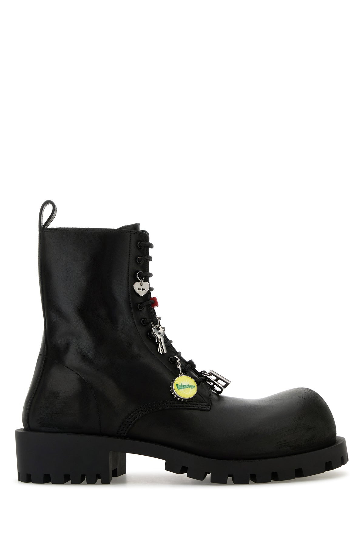 Black leather Hummer boots - 1