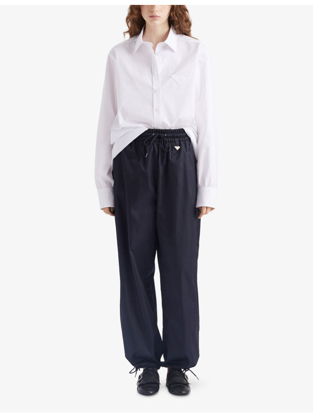Triangle-Logo Relaxed Re-Nylon Jogging Bottoms - 2