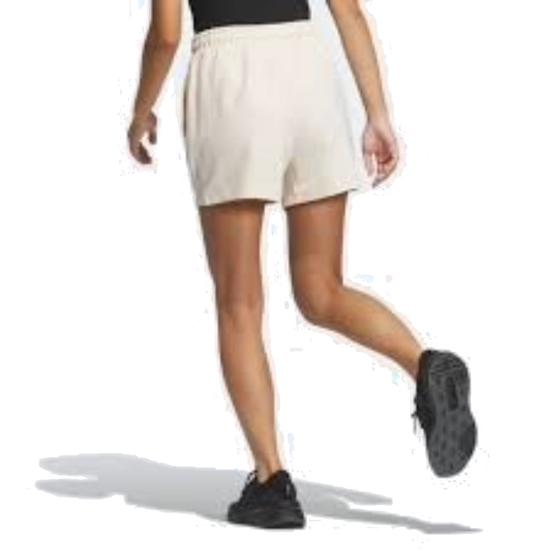 (WMNS) adidas Lounge Knit Shorts Asia Sizing 'Beige' IM8866 - 3