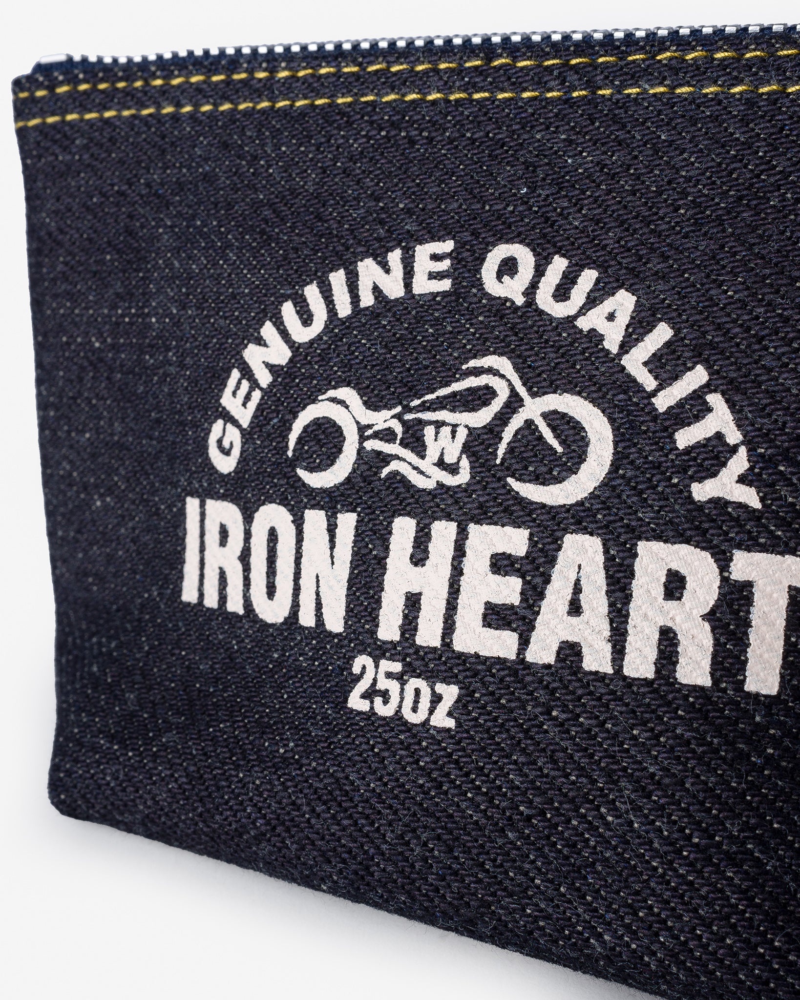 IHG-093 25oz Selvedge Denim Zip-Up Pouch - 2