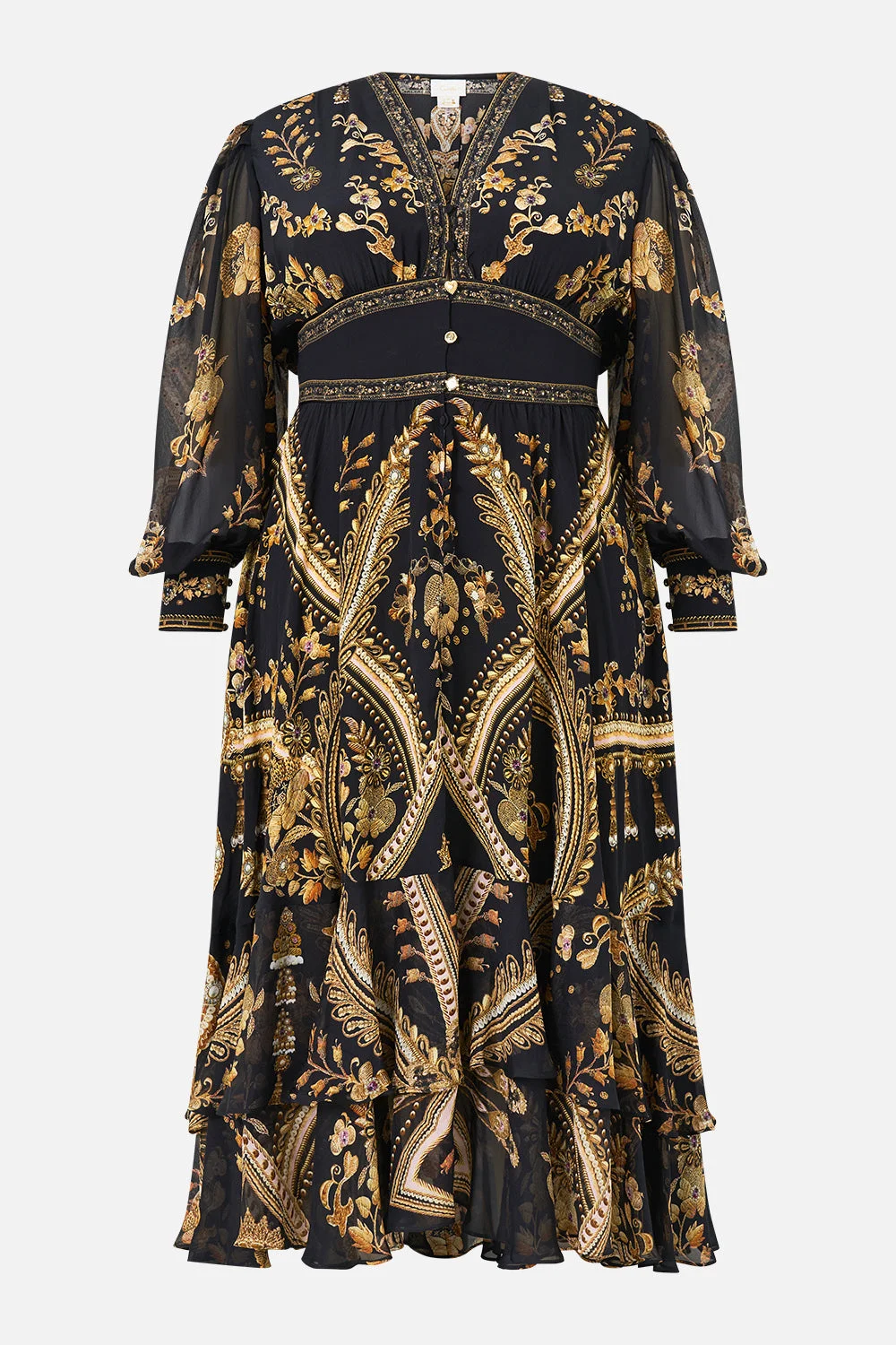 LONG BUTTON FRONT DRESS TAURUS RISING - 1