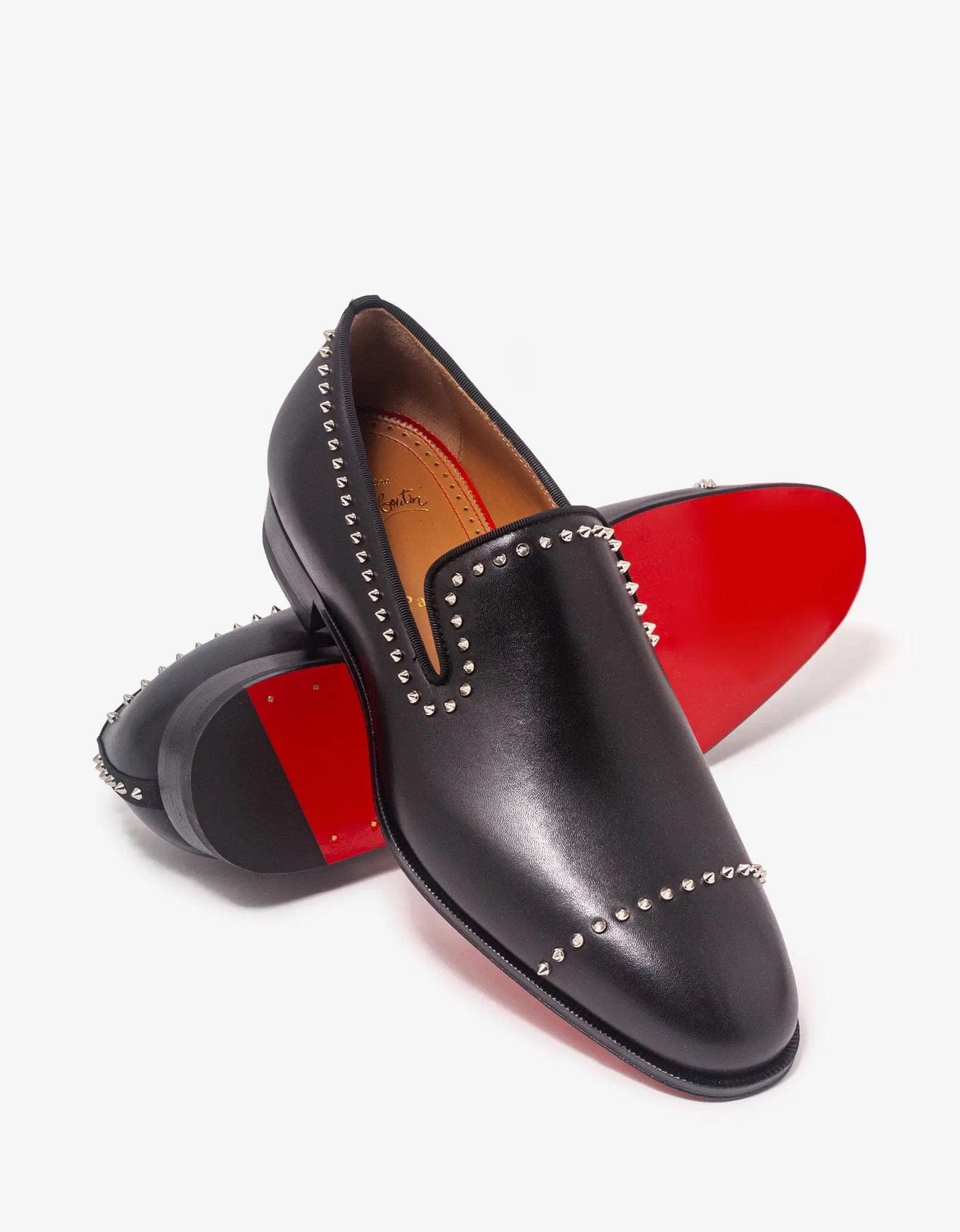 Christian Louboutin Dandy Cloo Flat Black Loafers - 7