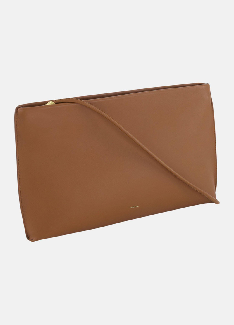 Vince Nappa Leather Zip Pouch outlook
