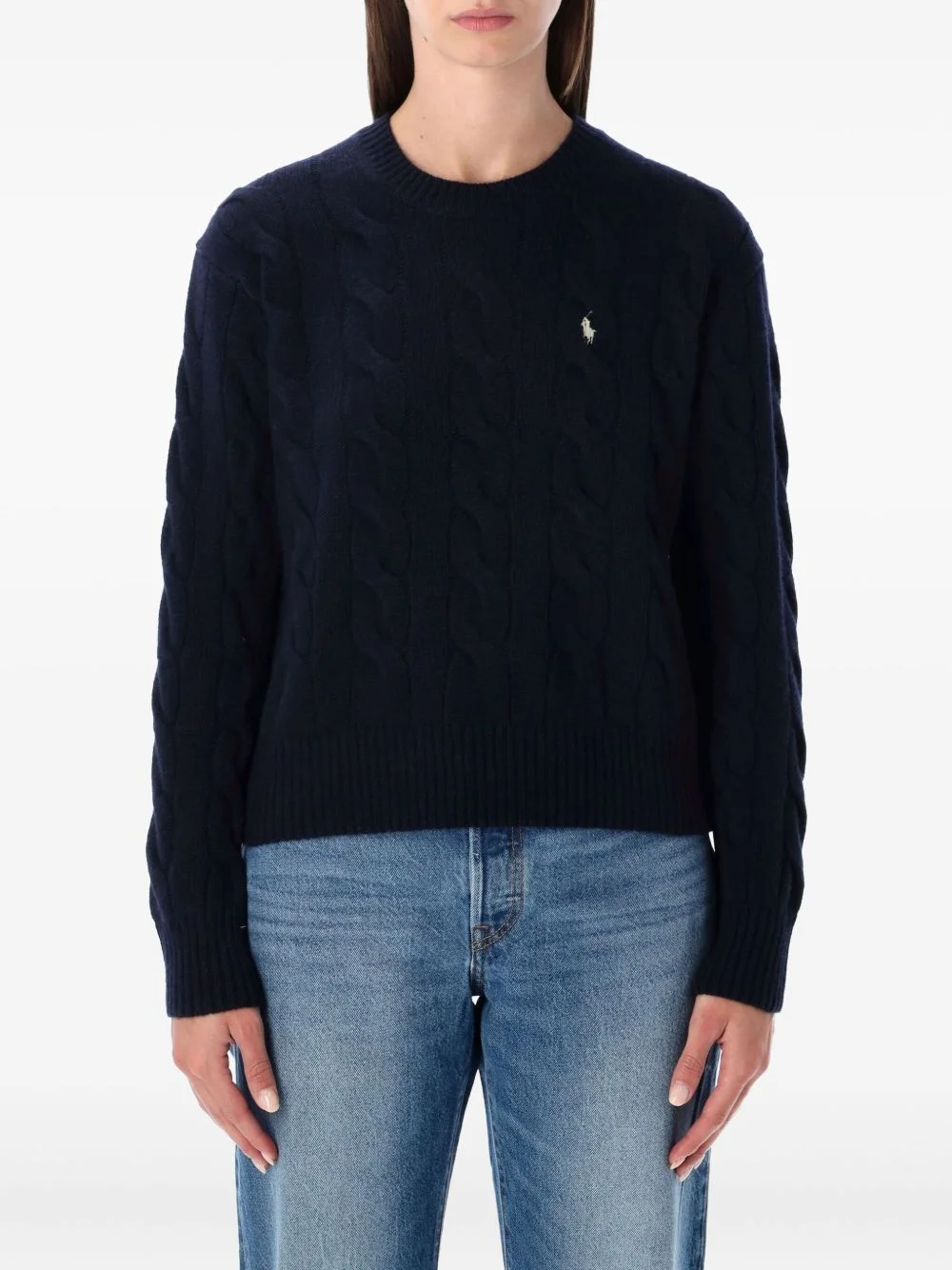 cable-knit sweater - 1