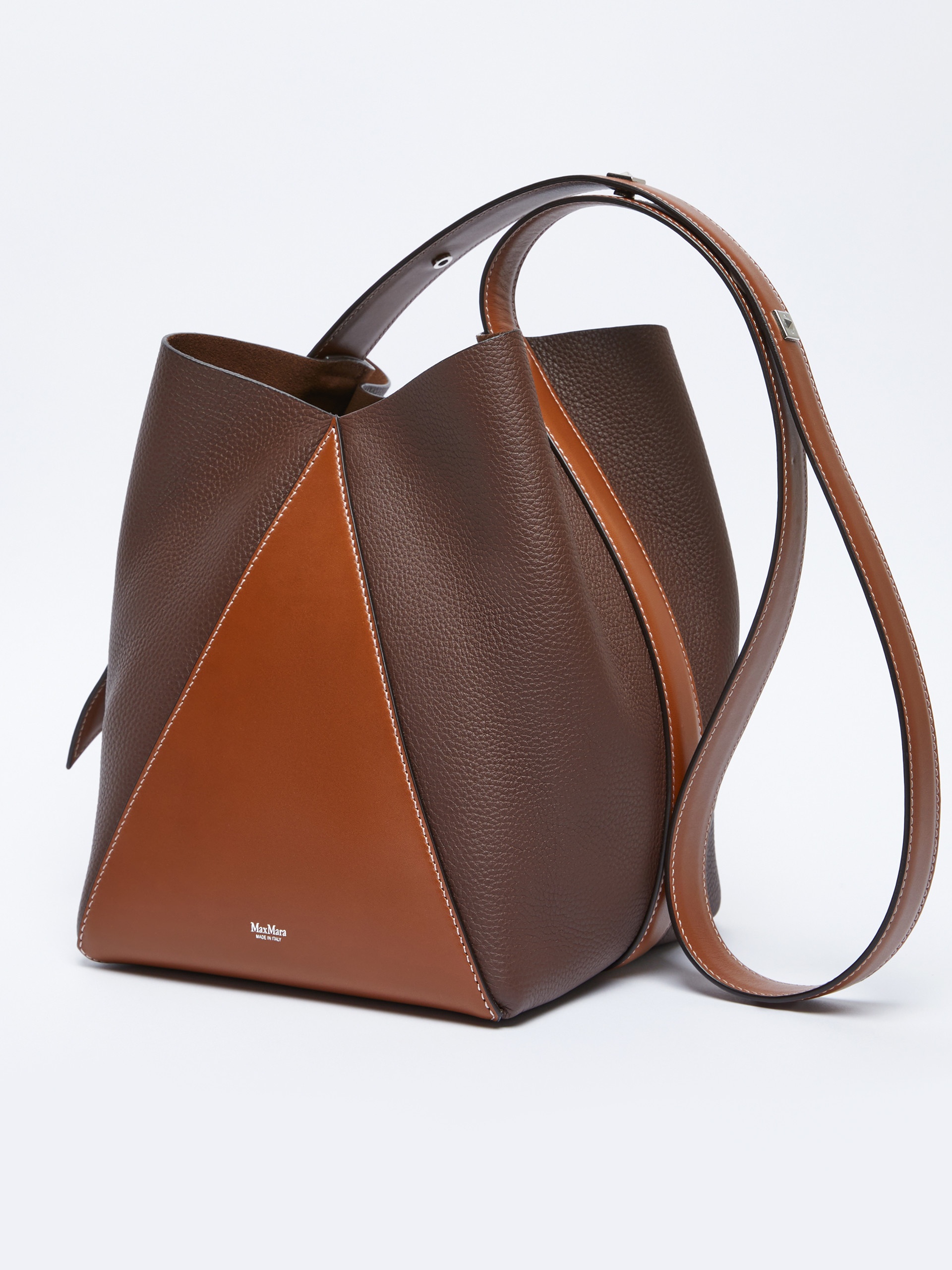 MMBUCKETM Medium bucket bag in deer-print leather - 2