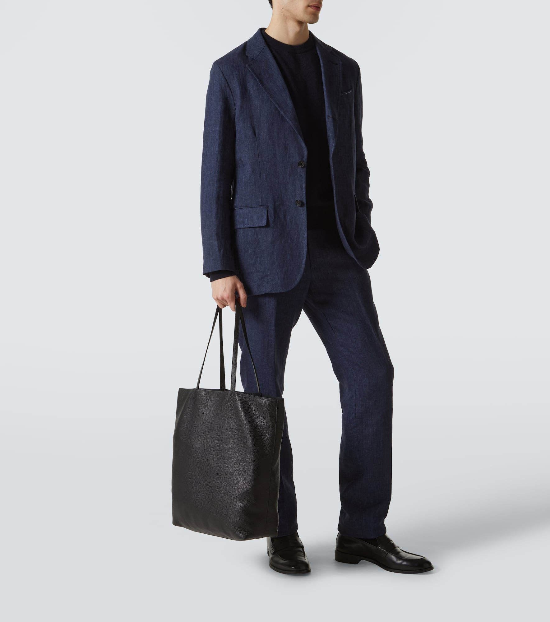 Leather tote bag - 7