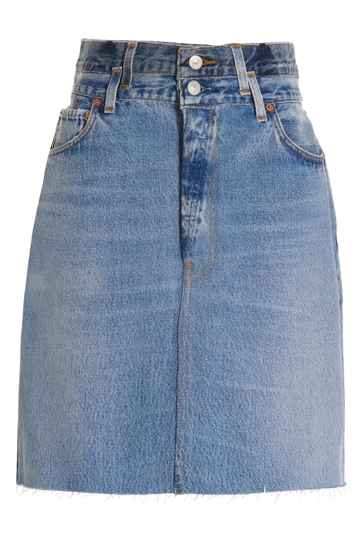 'Double Waisted Pencil' Re Done x Levi's skirt - 8