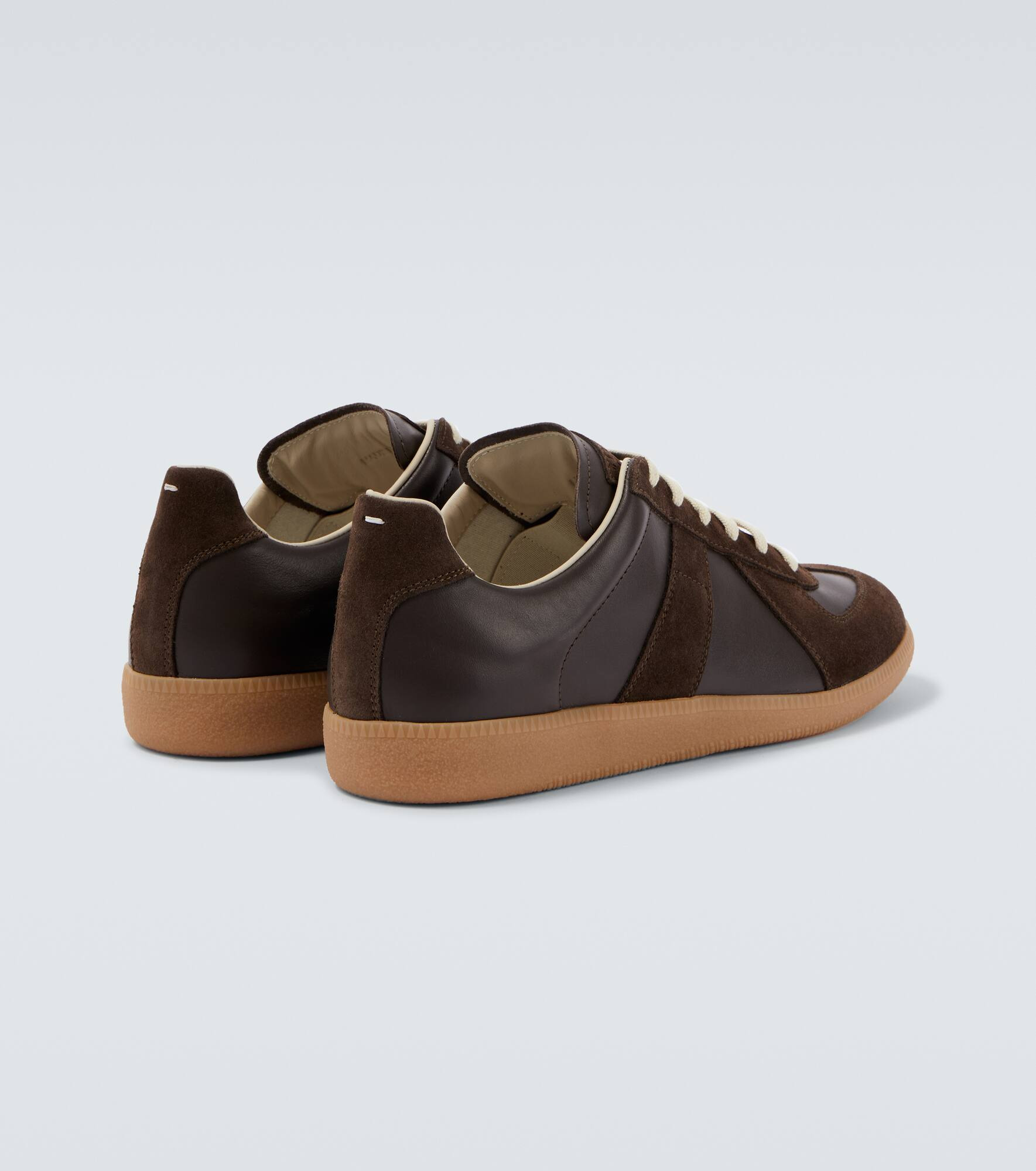 Replica leather and suede sneakers - 6