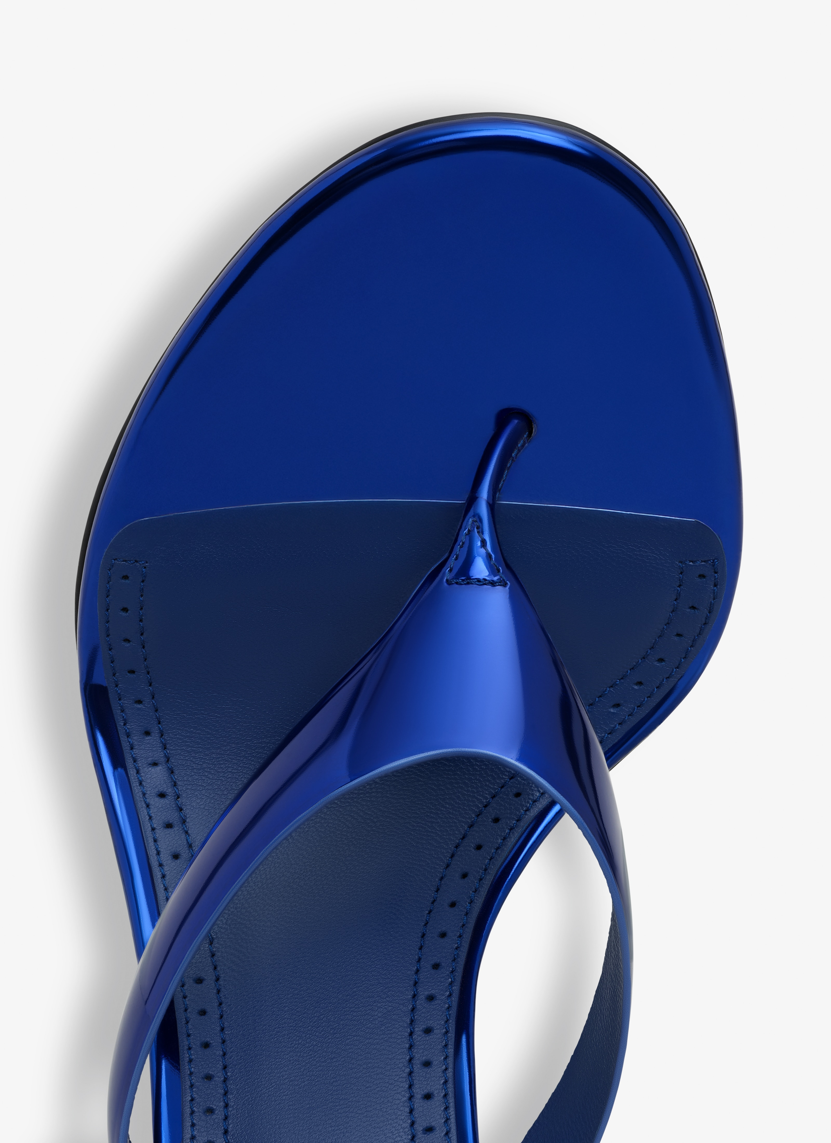 Alaïa INFRADITO SANDALS IN LAMINATED LEATHER | REVERSIBLE