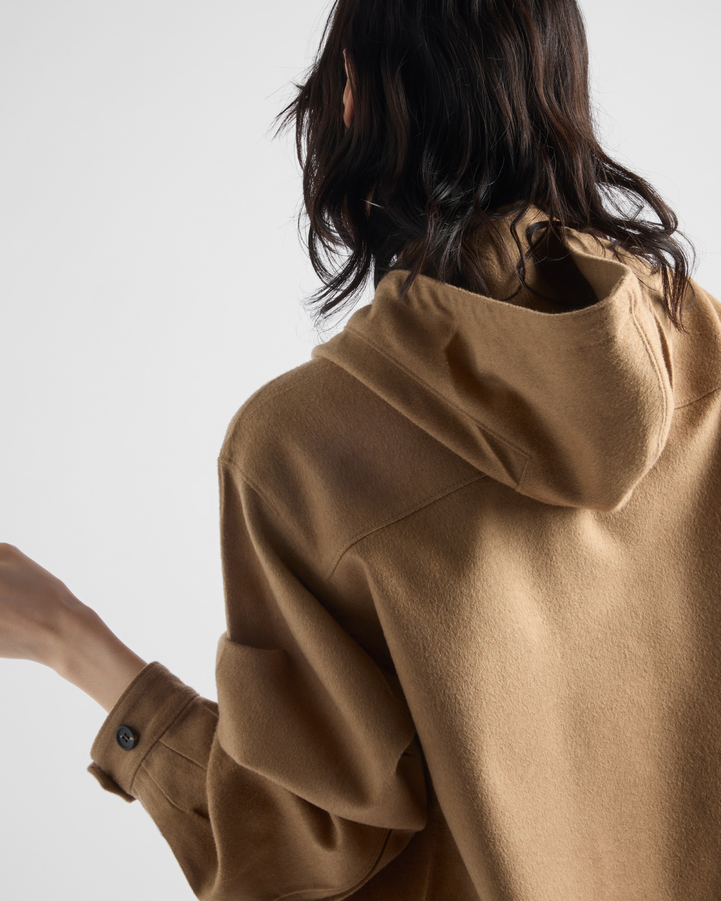 【プラダ・PRADA】Camel-hair anorak Prada Camel-hair anorak | REVERSIBLE